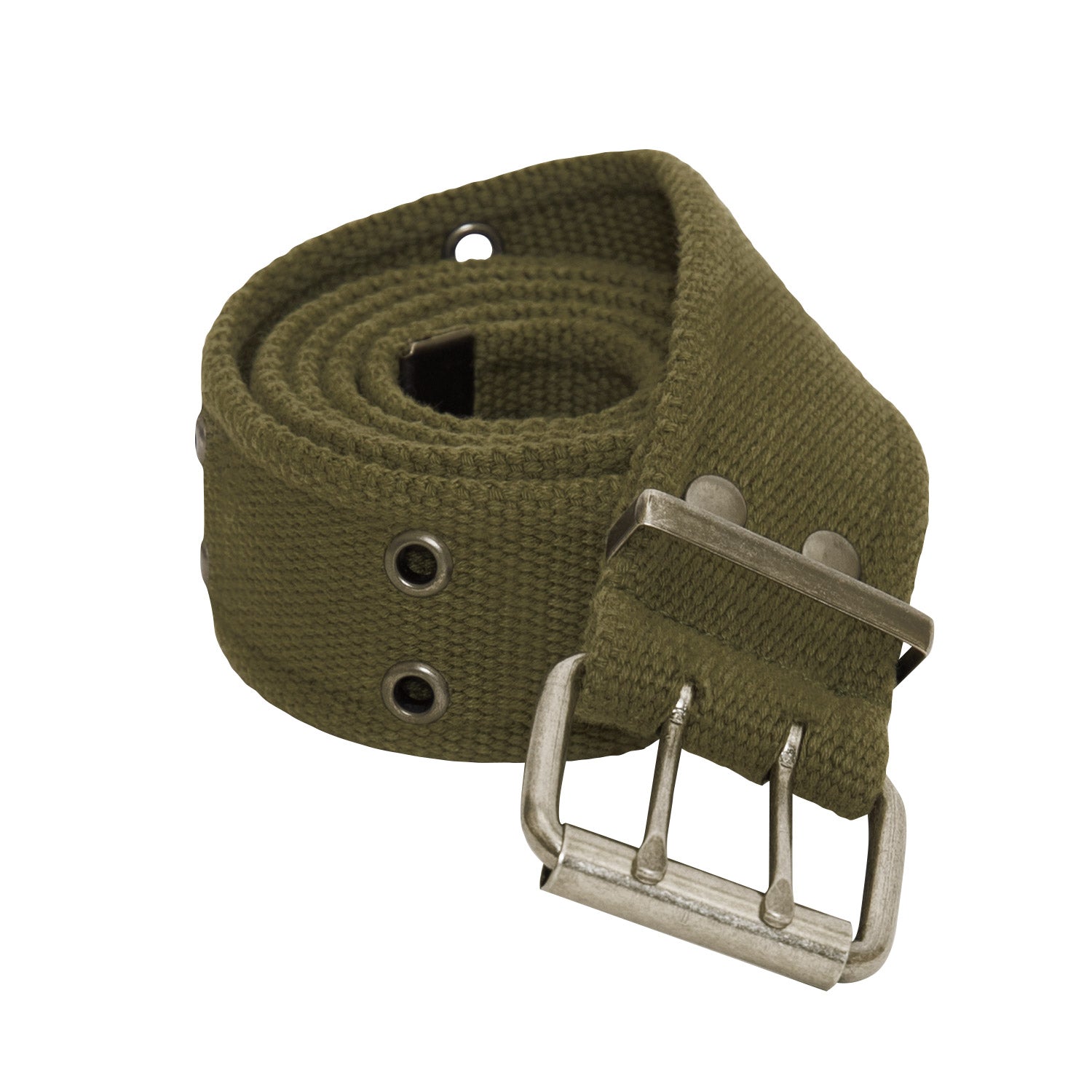 Rothco Vintage Double Prong Buckle Belt - Color : Olive Drab, Size : XL