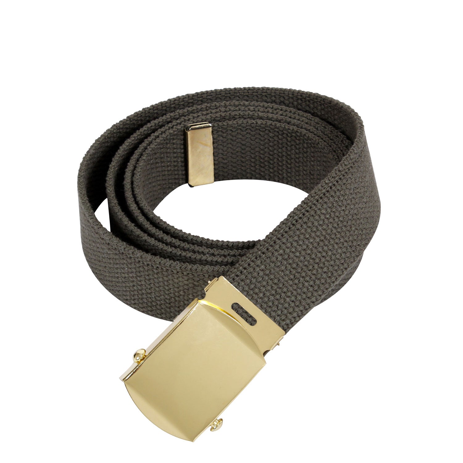 Rothco Web Belts - 44 Inches Long - Color : Olive Drab, Buckle : Gold