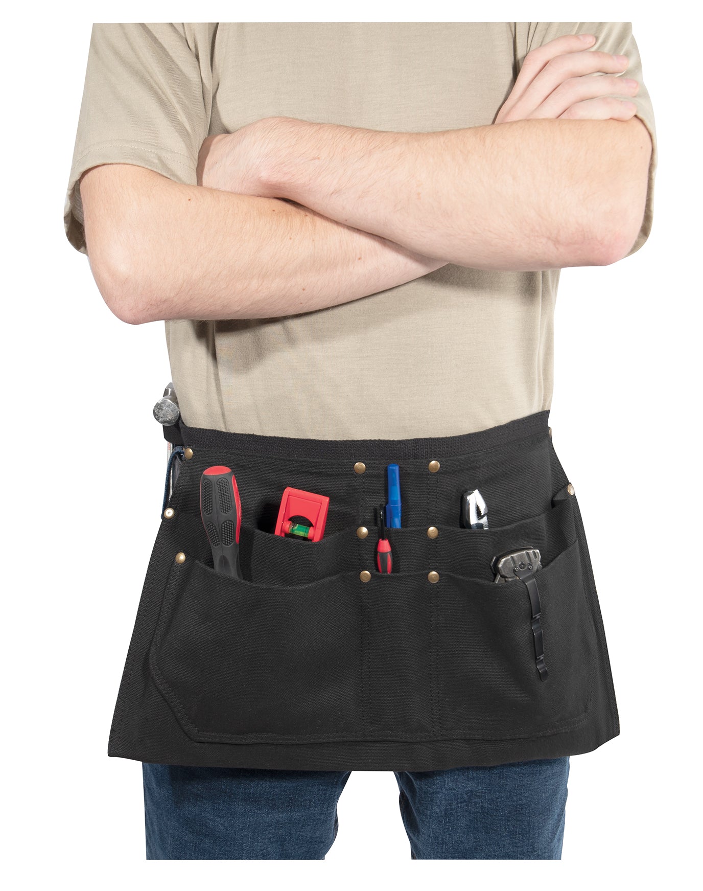 Rothco Canvas Waist Work Apron - Color : Black