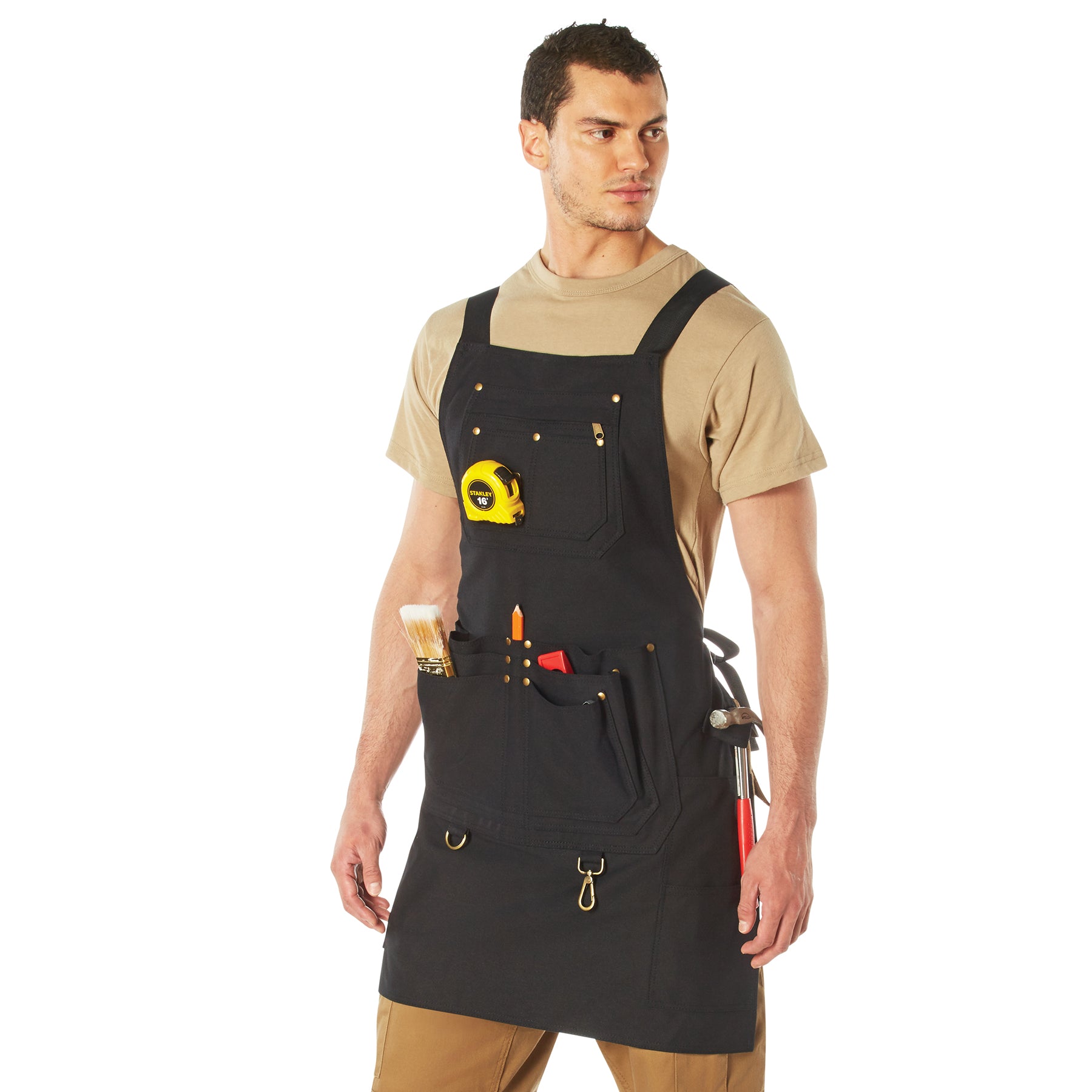 Rothco Canvas Full Work Apron - Color : Black