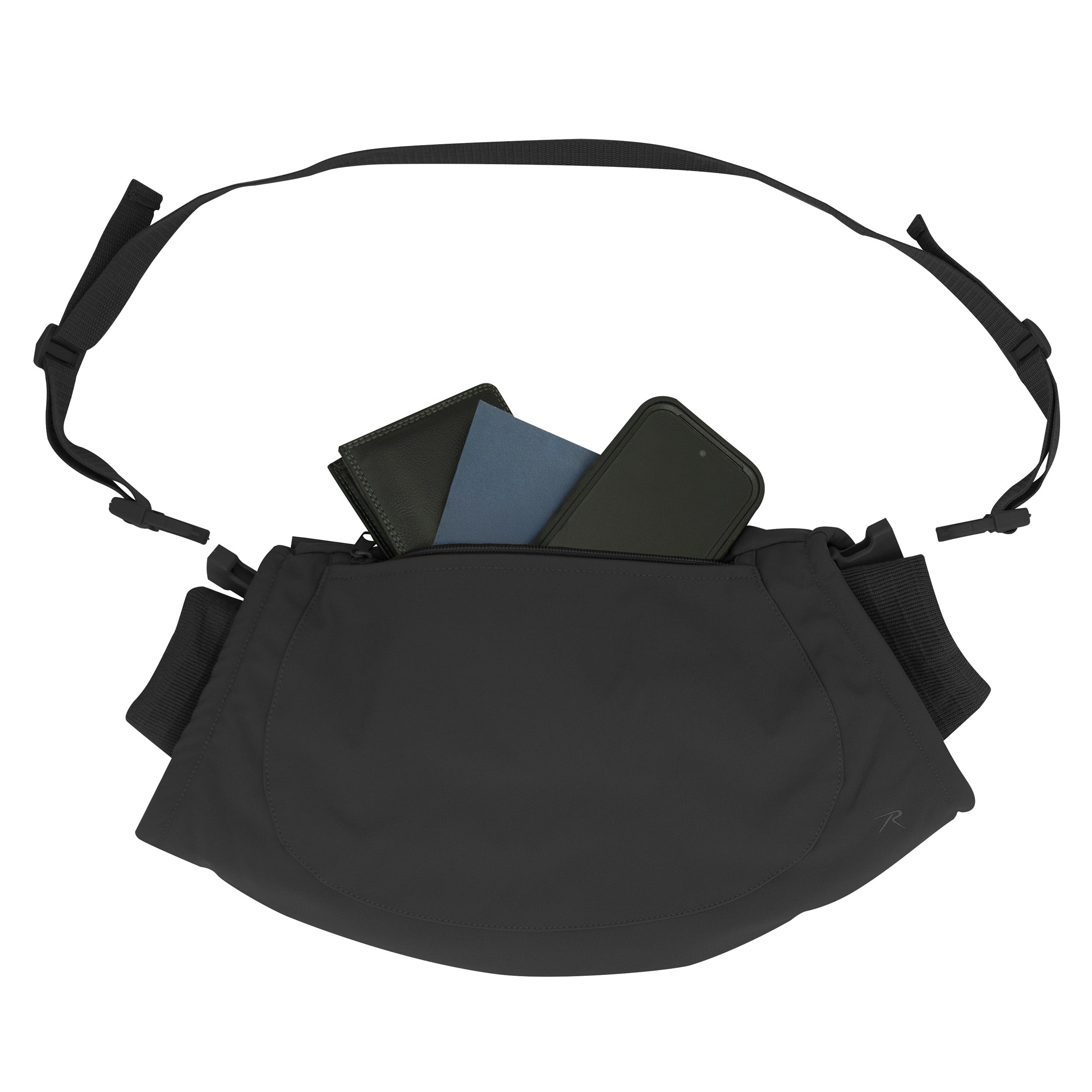 Rothco Soft Shell Hand Warmer Muffler - Color : Black