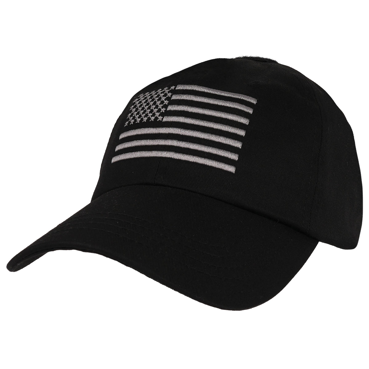 Rothco Tactical Operator Cap With US Flag - Color : Black