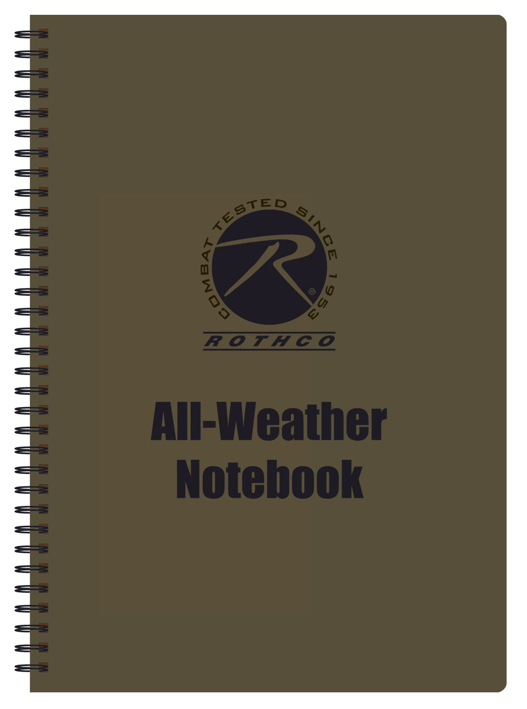 Rothco All-Weather Waterproof Notebook - Color : Coyote Brown, Size : 4" x 6"
