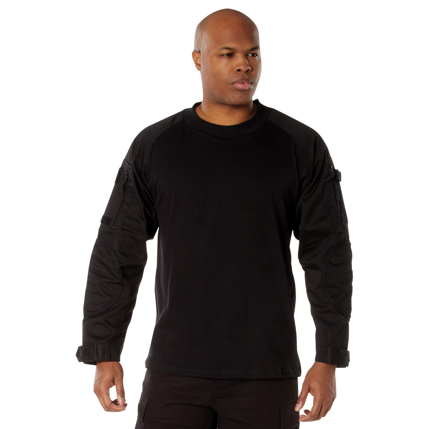 Rothco Tactical Airsoft Combat Shirt - Color : Black, Size : 3XL