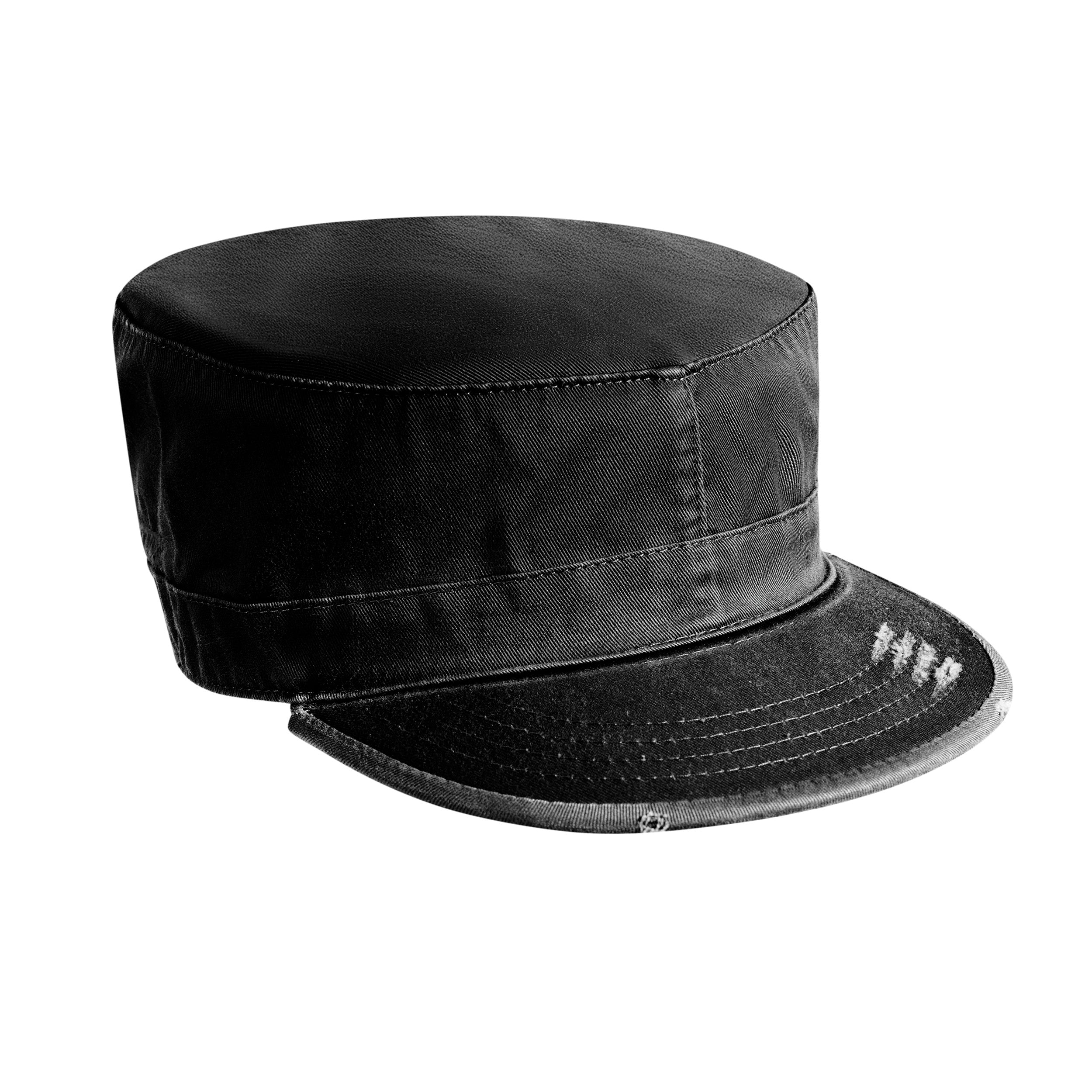 Rothco Vintage Fatigue Cap - Color : Black, Size : XL