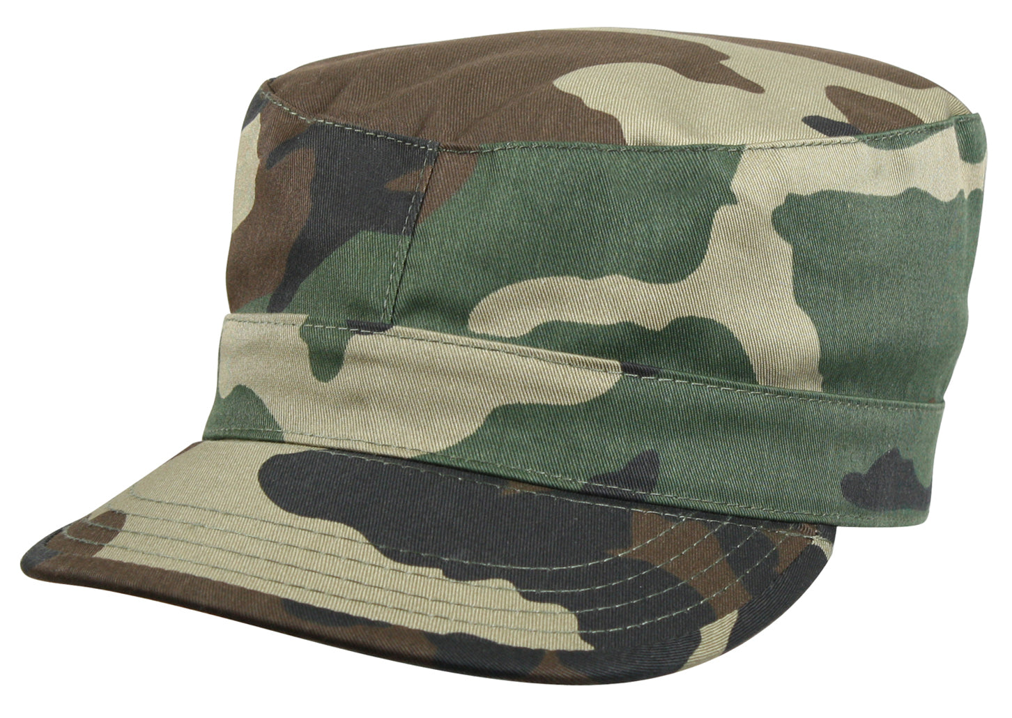 Rothco Camo Fatigue Caps - Color : Woodland Camo, Head Size : XL