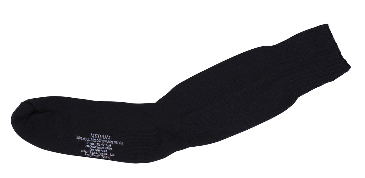 Rothco G.I. Type Cushion Sole Socks - Color : Black, Size : XL