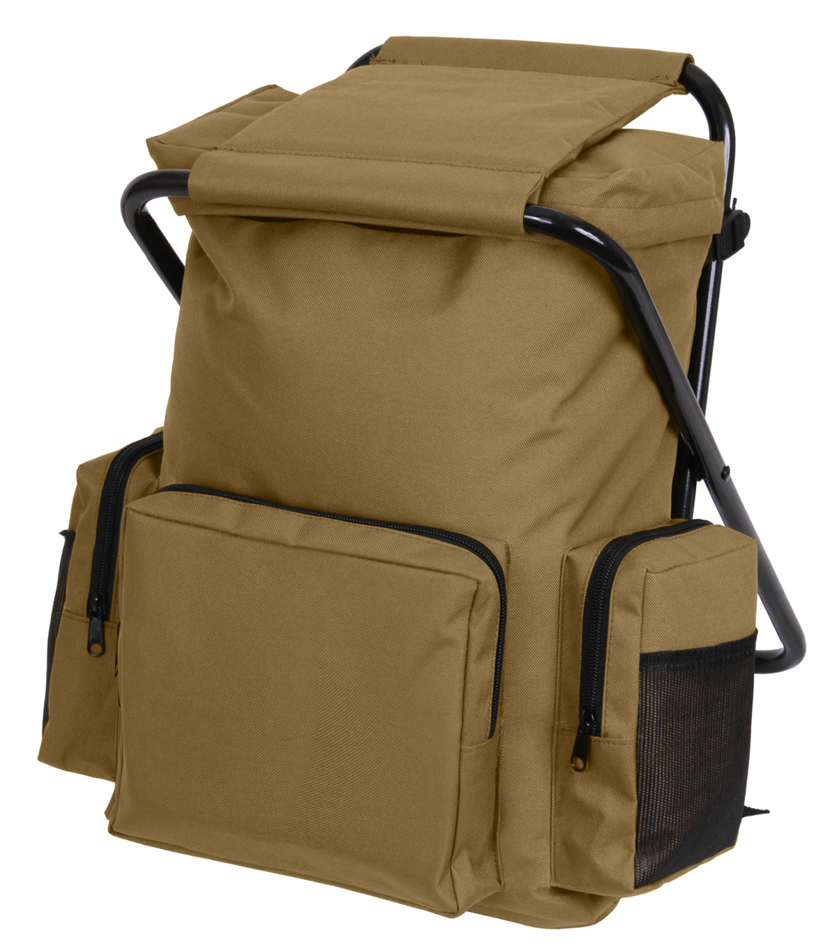 Rothco Backpack and Stool Combo Pack - Color : Coyote Brown
