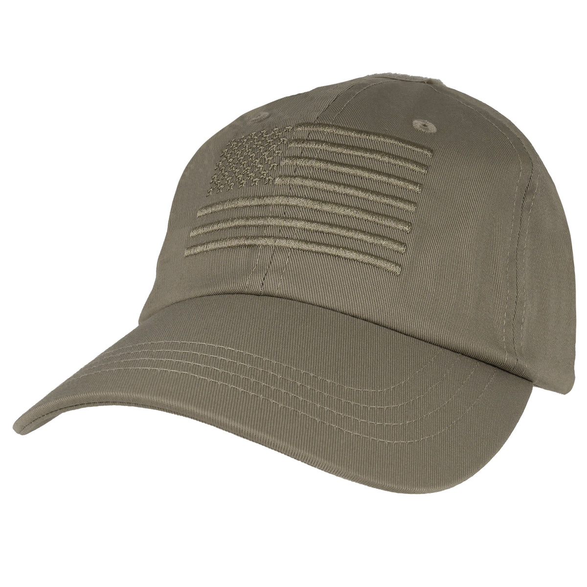 Rothco Tactical Operator Cap With US Flag - Color : Khaki