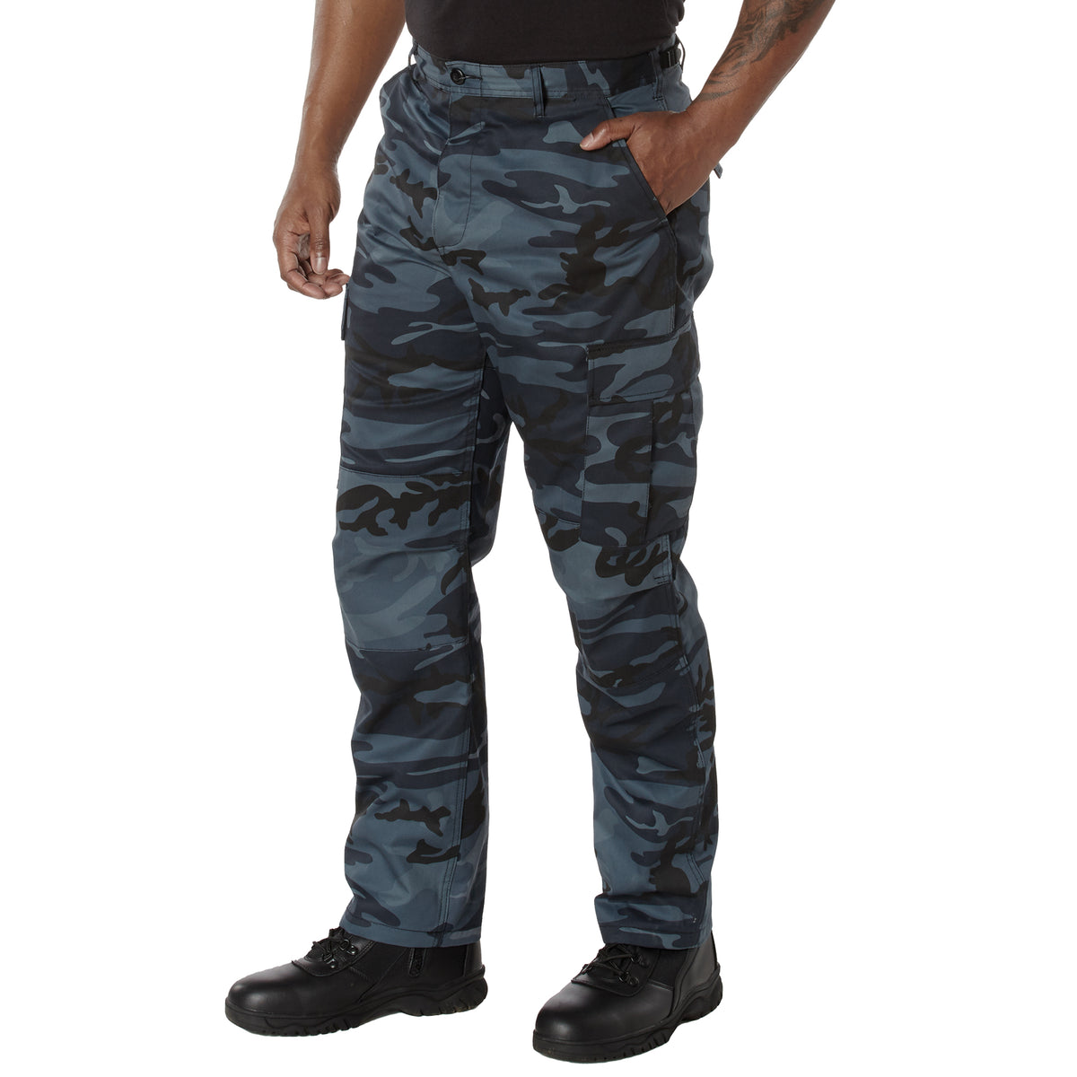 Rothco Color Camo Tactical BDU Pants - Color : Midnight Blue Camo, Size : 3XL