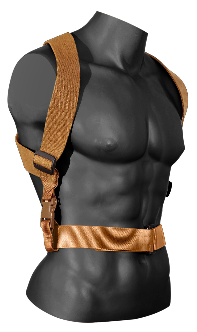 Rothco Combat Suspenders - Color : Coyote Brown
