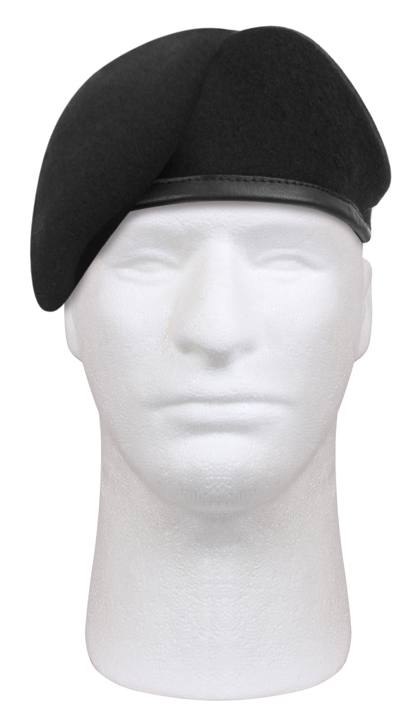 Rothco G.I. Type Inspection Ready Beret - Color : Black, Head Size : 7 3/4
