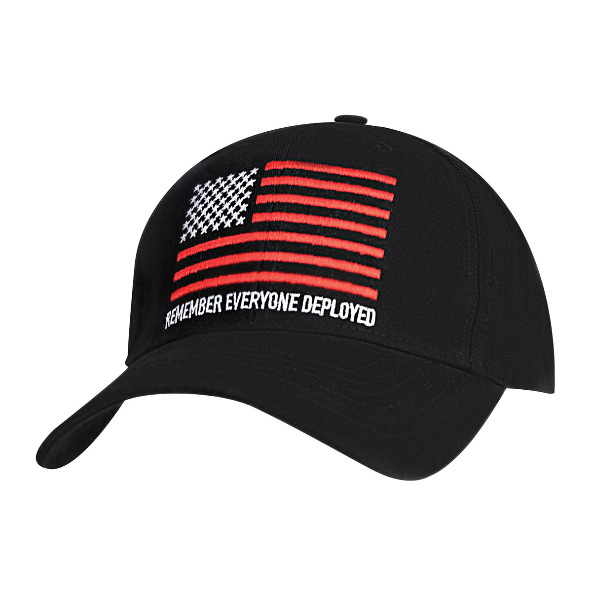 Rothco R.E.D. (Remember Everyone Deployed) Low Profile Cap - Color : Black
