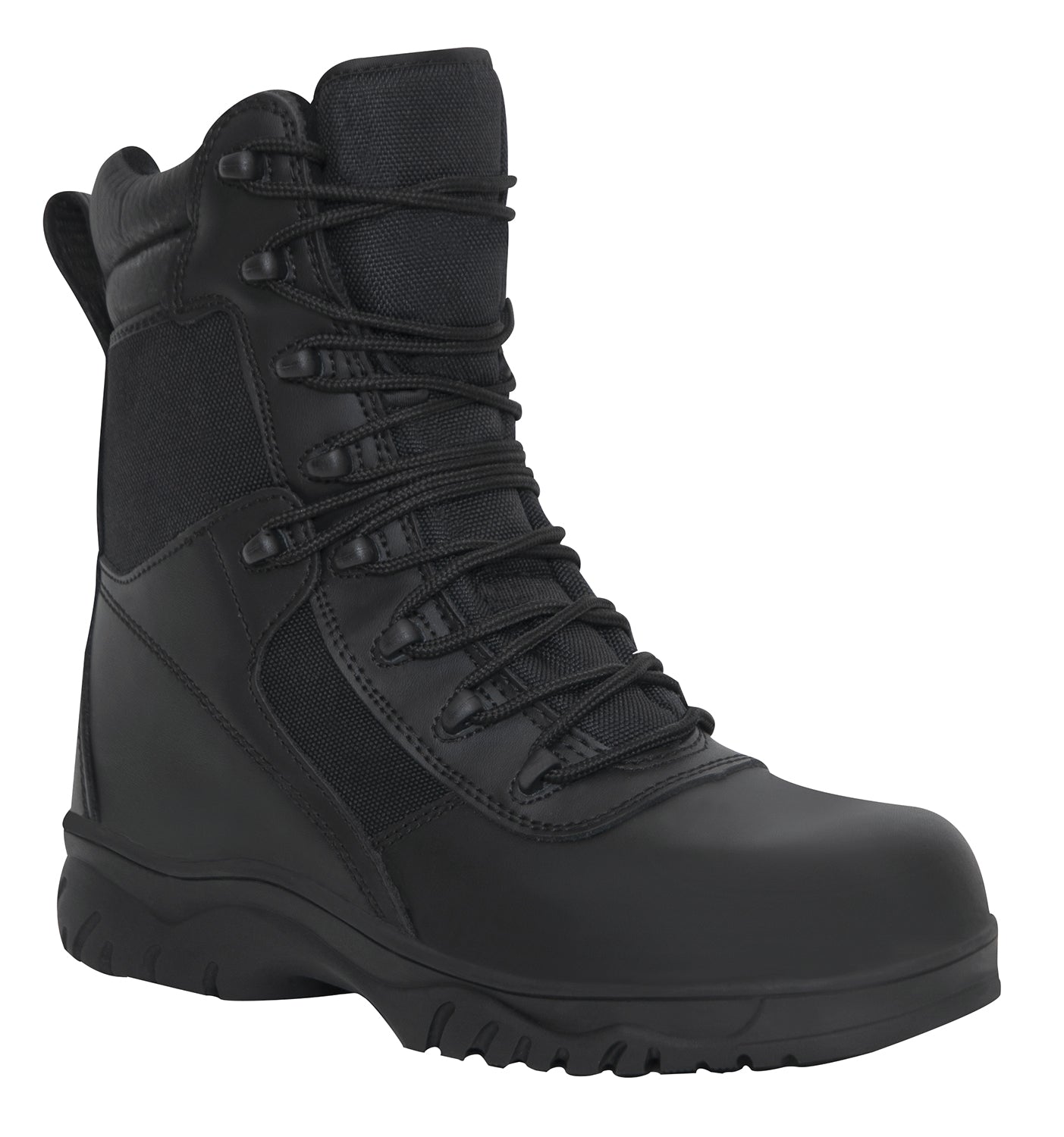 Rothco Forced Entry Tactical Boot With Side Zipper & Composite Toe - 8 Inch - Shoe Size : 4