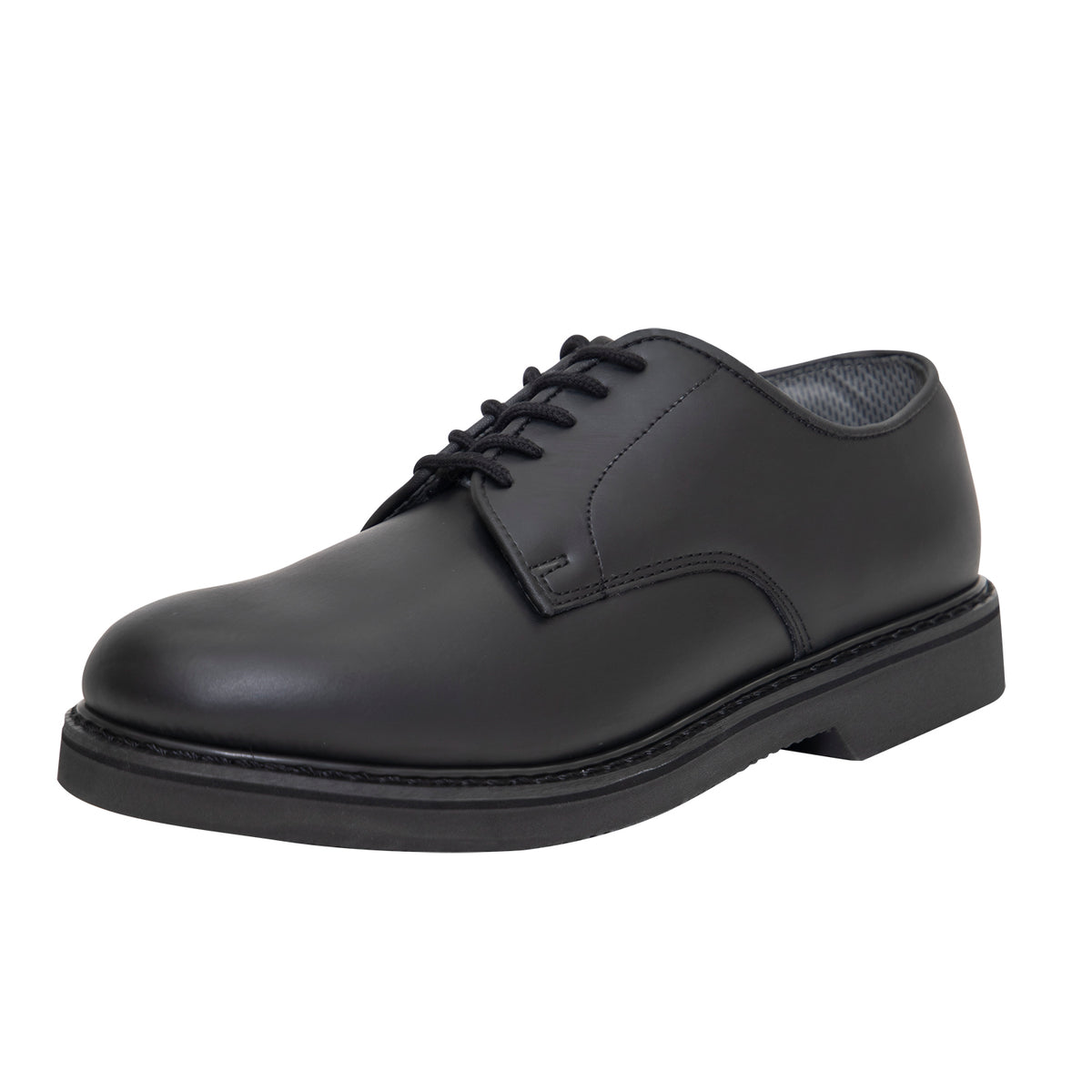 Rothco Military Uniform Oxford Leather Shoes - Color : Black, Shoe Size : 12.5, Width : Regular