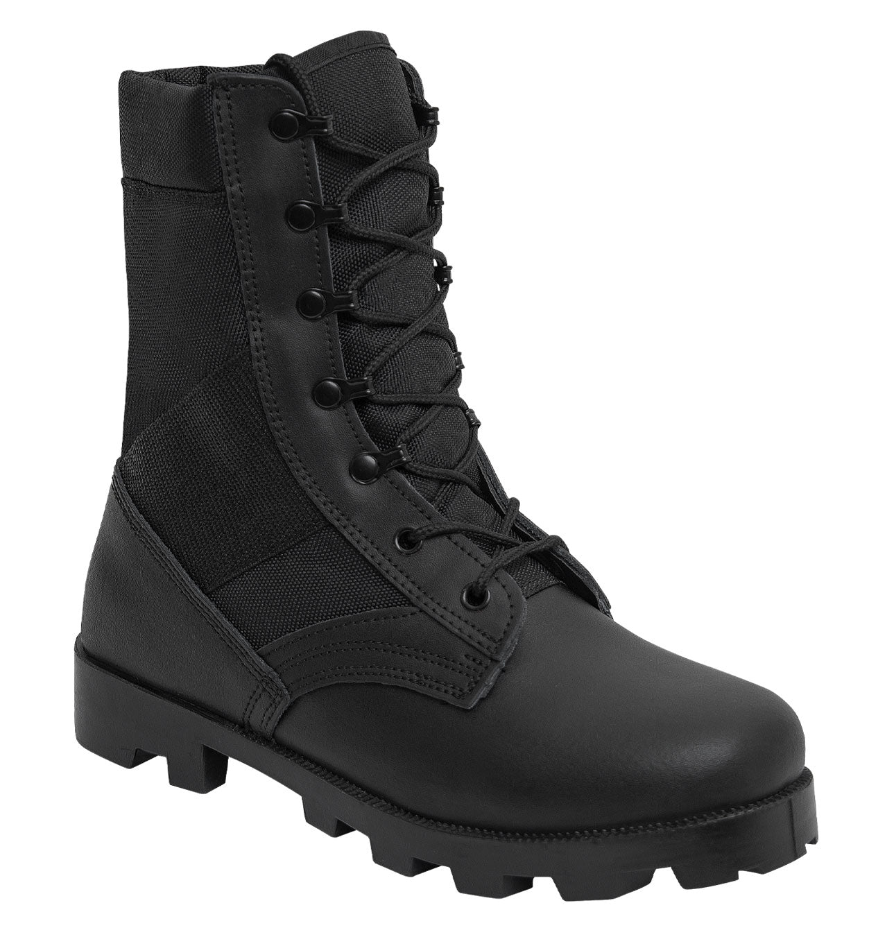Rothco Black Speedlace Jungle Boots - 9 Inch - Shoe Size : 13, Width : Wide