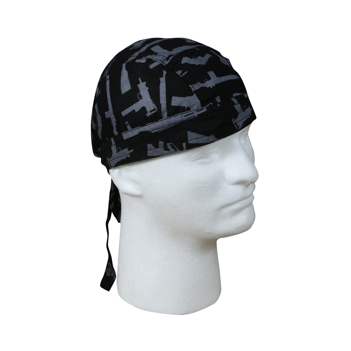 Rothco Gun Pattern Headwrap - Color : Black / Silver