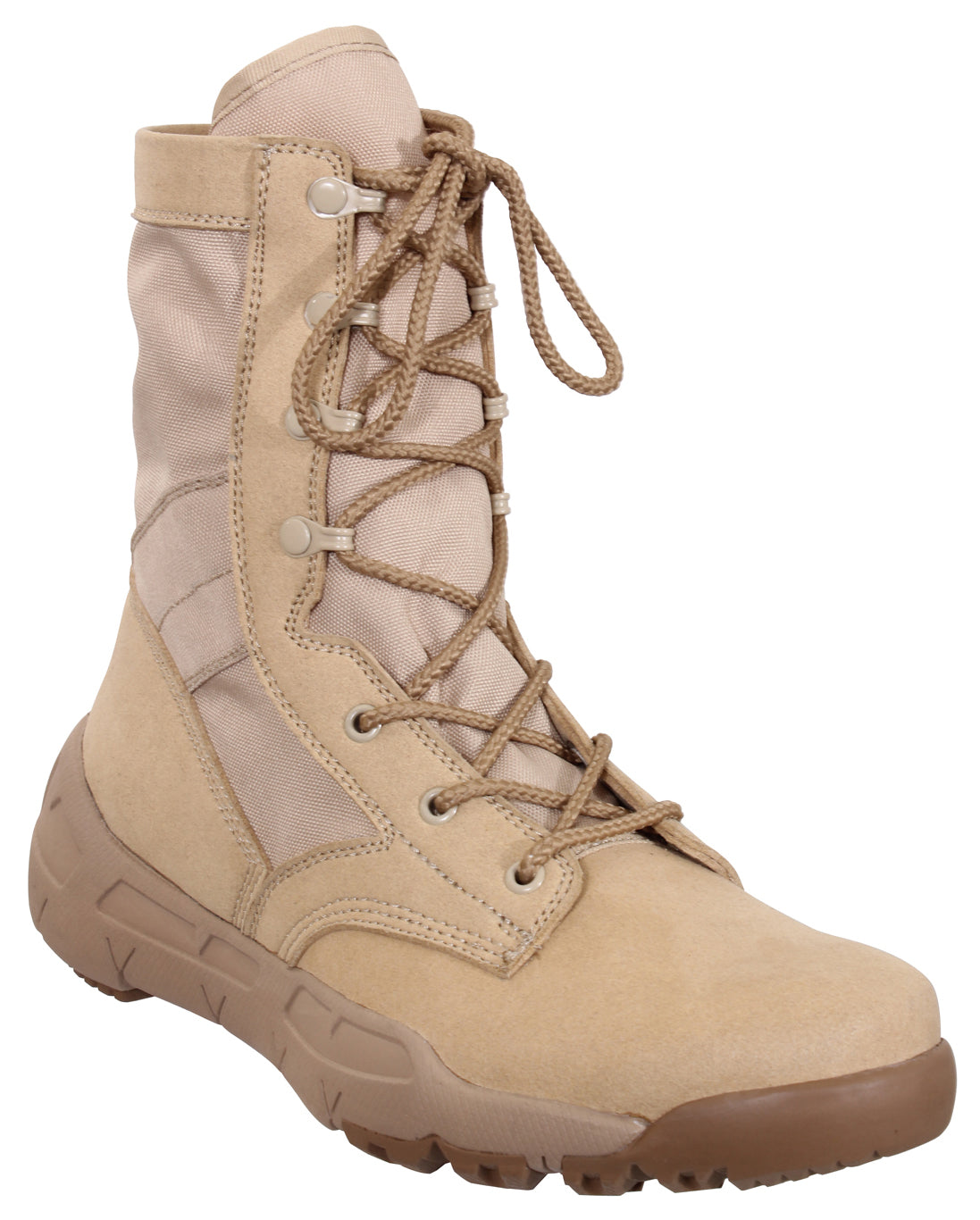 Rothco V-Max Lightweight Tactical Boot - Color : Desert Sand, Shoe Size : 4, Width : Regular