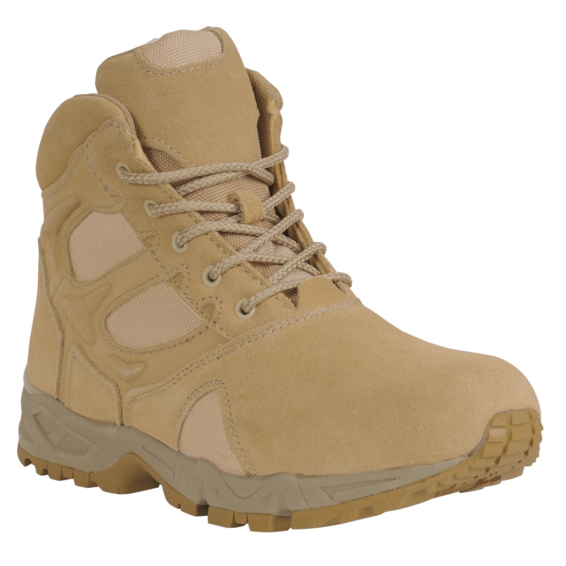 Rothco Forced Entry Desert Tan Deployment Boot - 6 Inch - Shoe Size : 12, Width : Wide