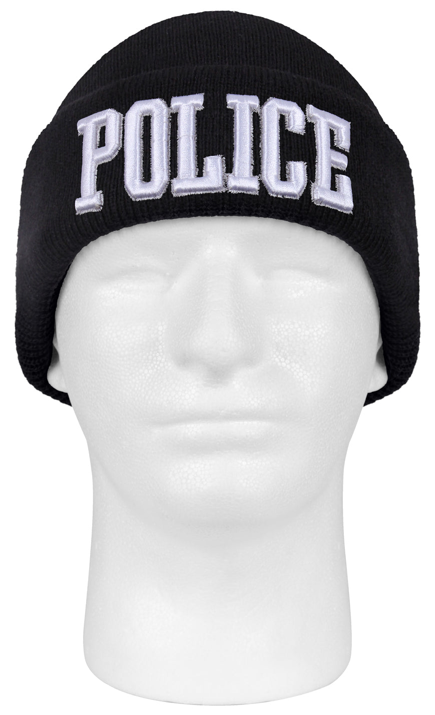 Rothco Deluxe Public Safety Embroidered Watch Cap - Emblem : Police