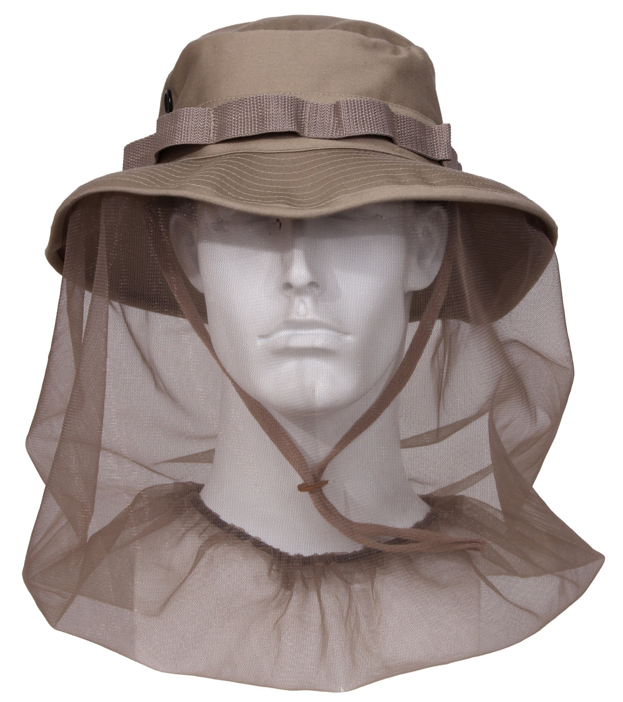 Rothco Boonie Hat With Mosquito Netting - Color : Khaki, Head Size : 8