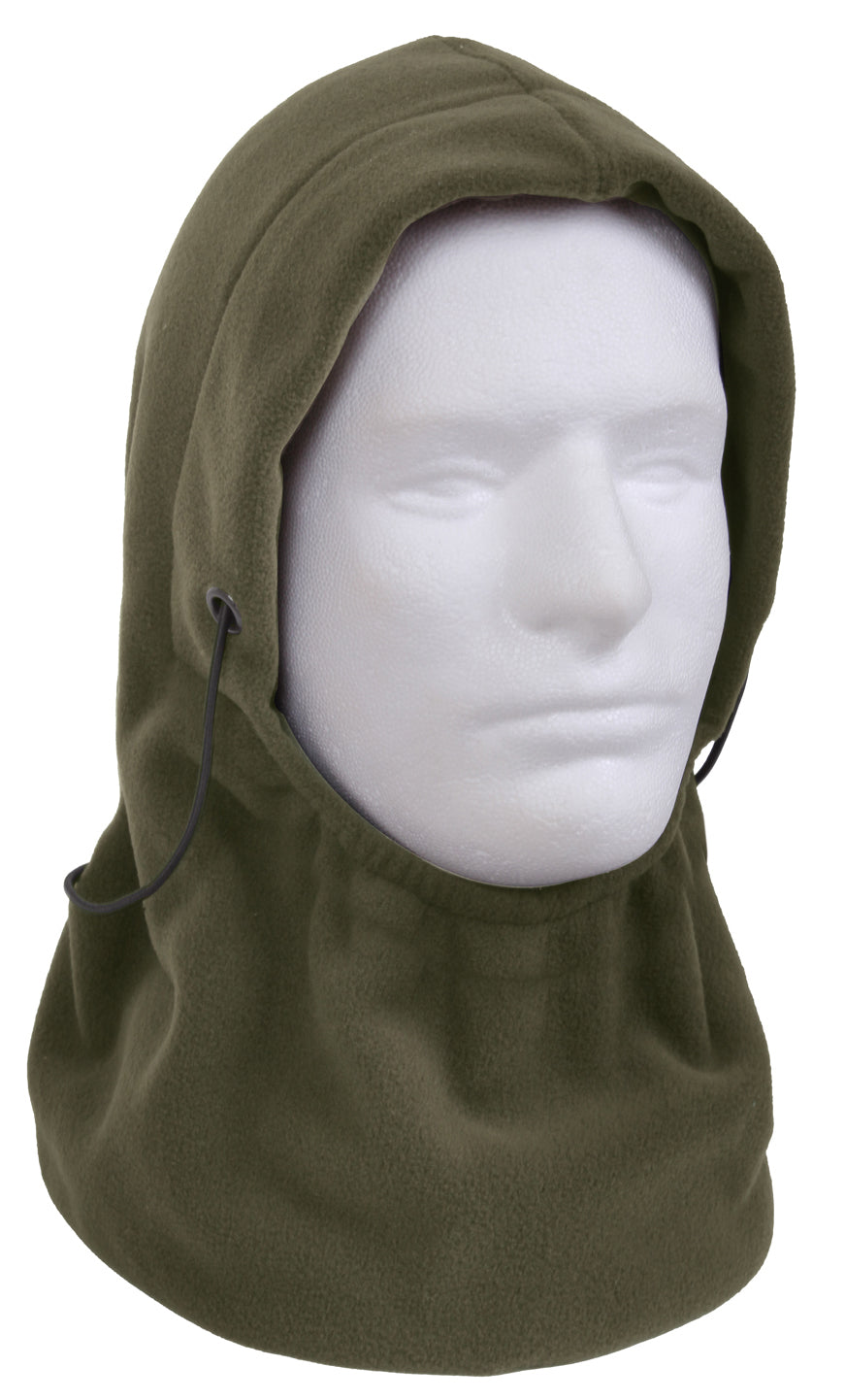 Rothco Polar Fleece Adjustable Balaclava - Color : Olive Drab