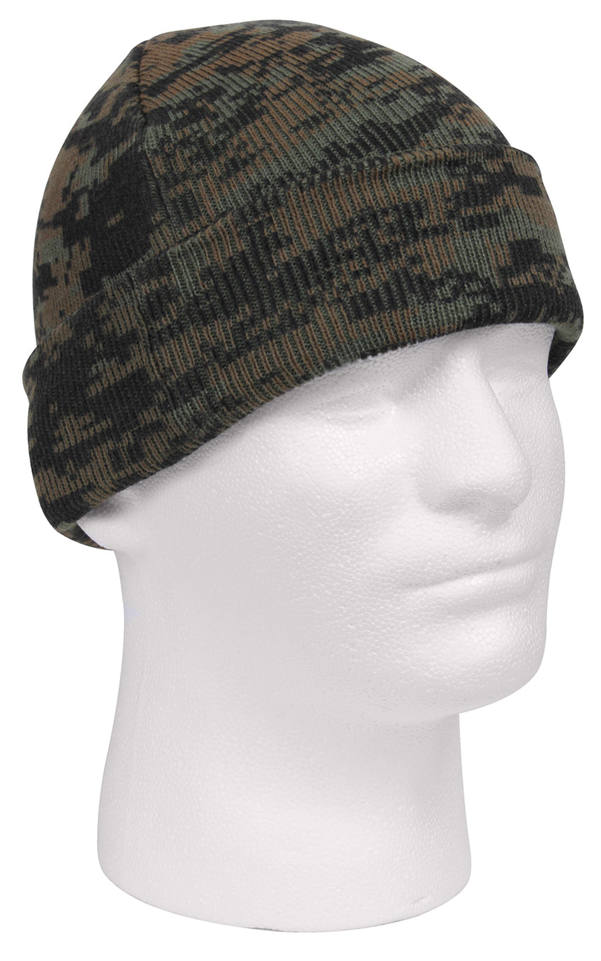 Rothco Deluxe Camo Watch Cap - Color : Woodland Digital Camo