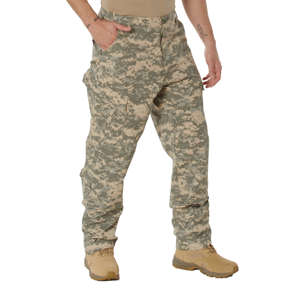 Rothco ACU Digital Camo Combat Uniform Pants - Size : S - Long