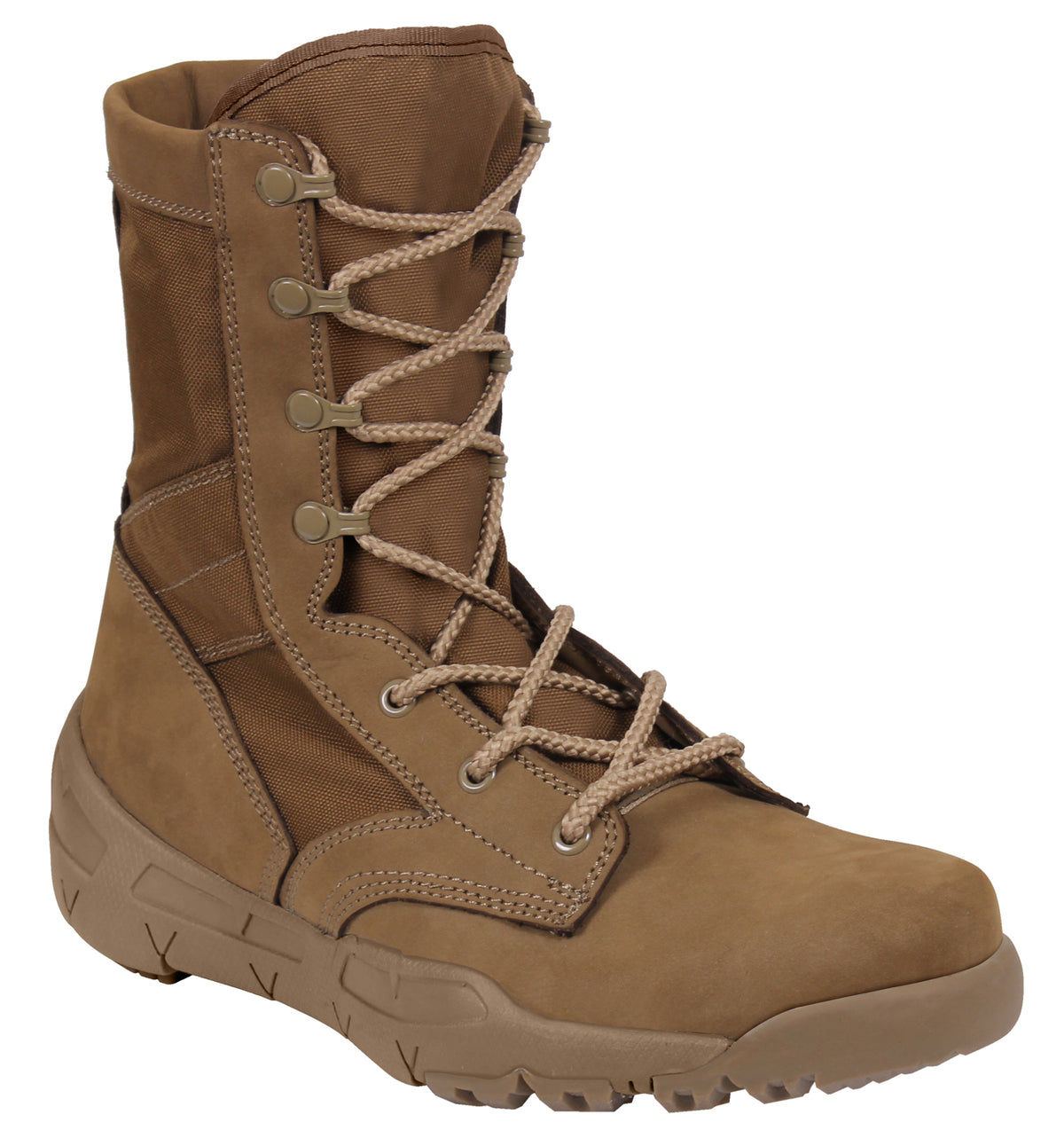 Rothco Waterproof V-Max Lightweight Tactical Boots - AR 670-1 Coyote Brown - 8.5 Inch - Shoe Size : 9