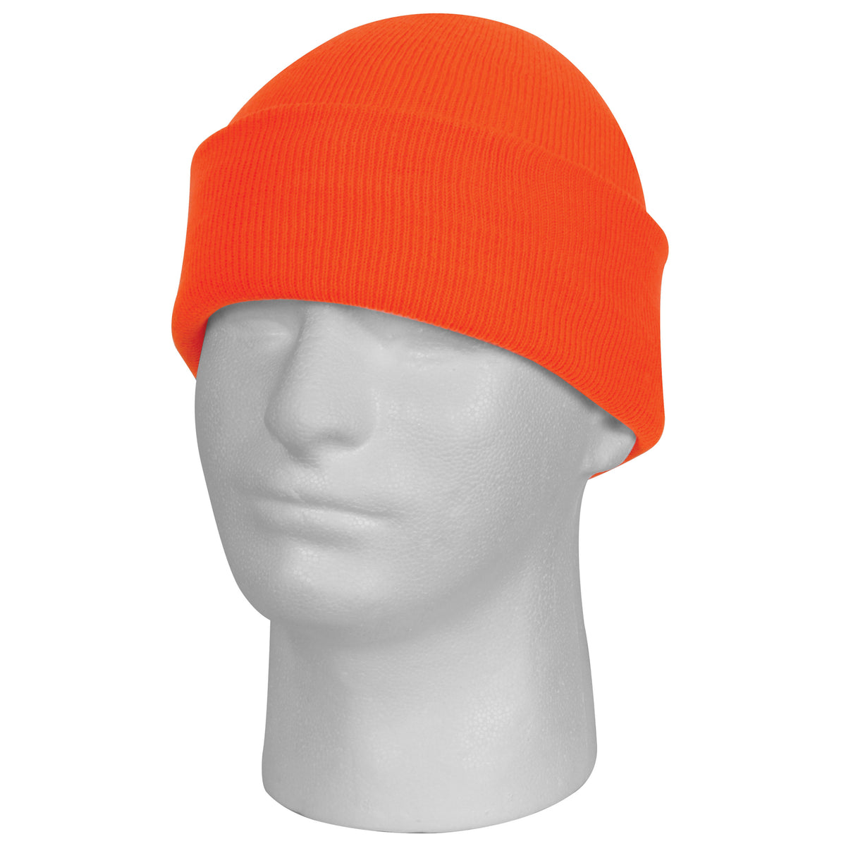 Rothco Deluxe Fine Knit Watch Cap - Color : Safety Orange