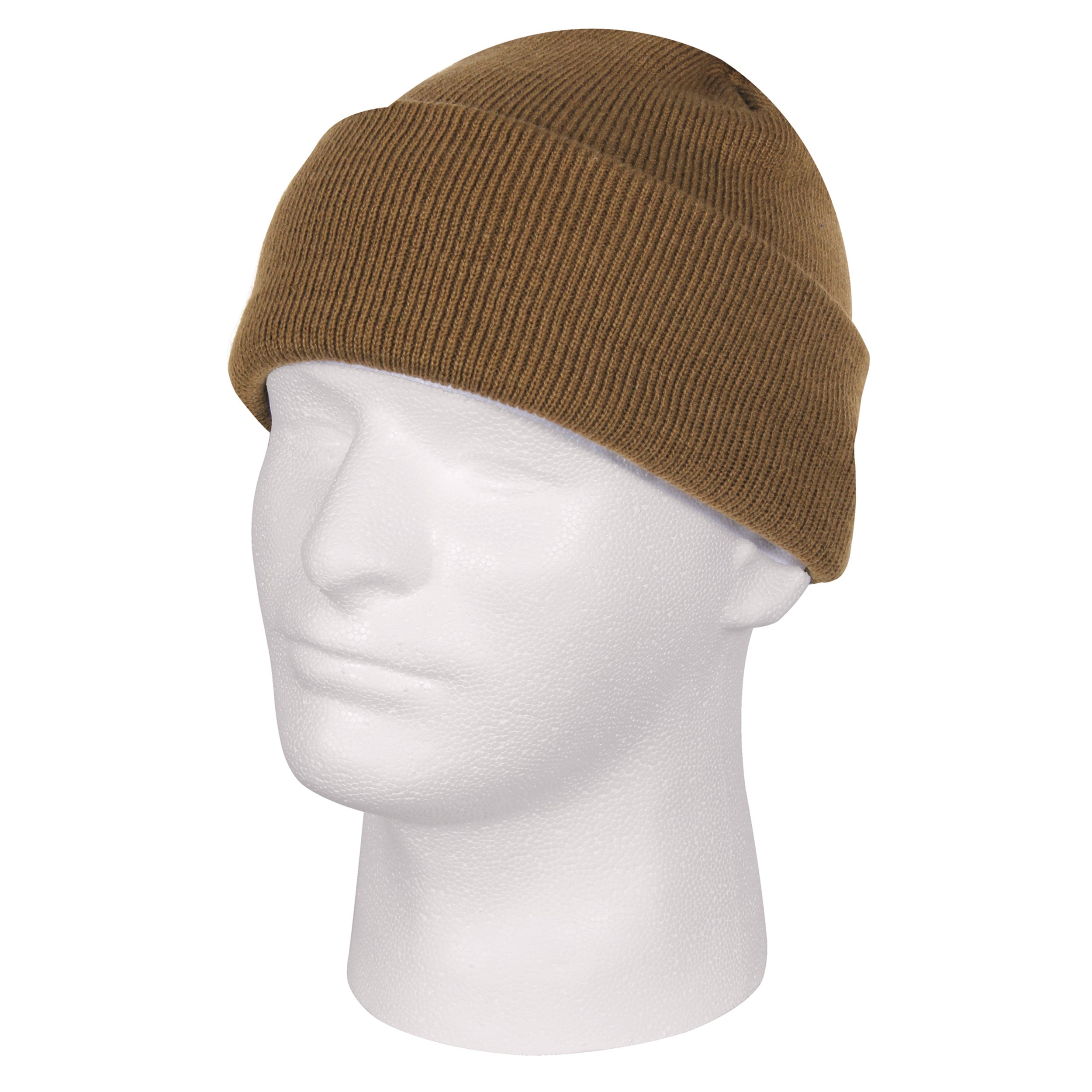Rothco Deluxe Fine Knit Watch Cap - Color : Coyote Brown