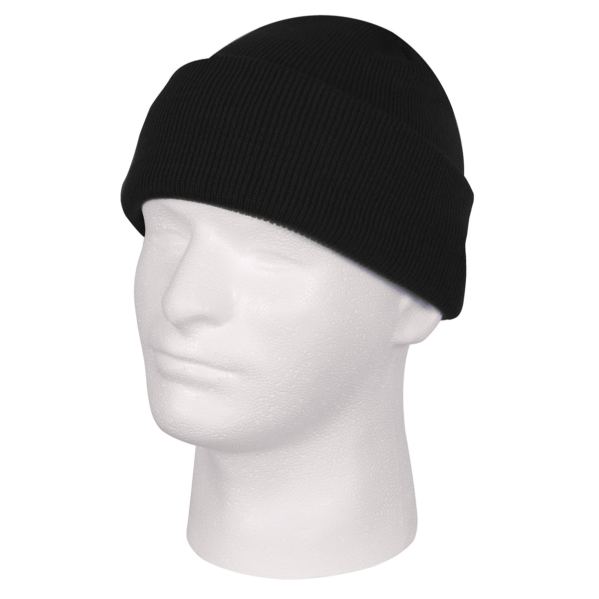 Rothco Deluxe Fine Knit Watch Cap - Color : Black