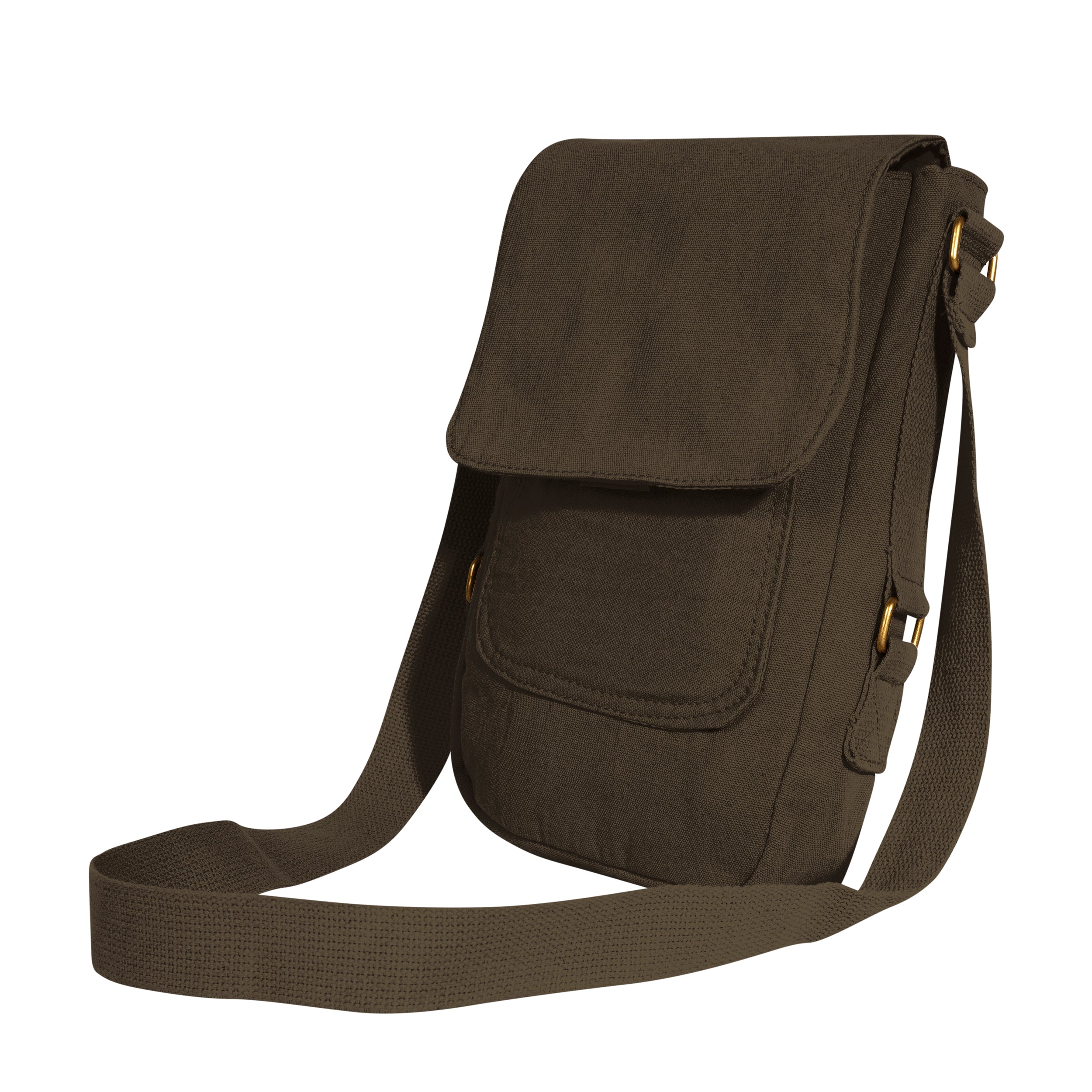 Rothco Vintage Canvas Tech Bag - Color : Brown