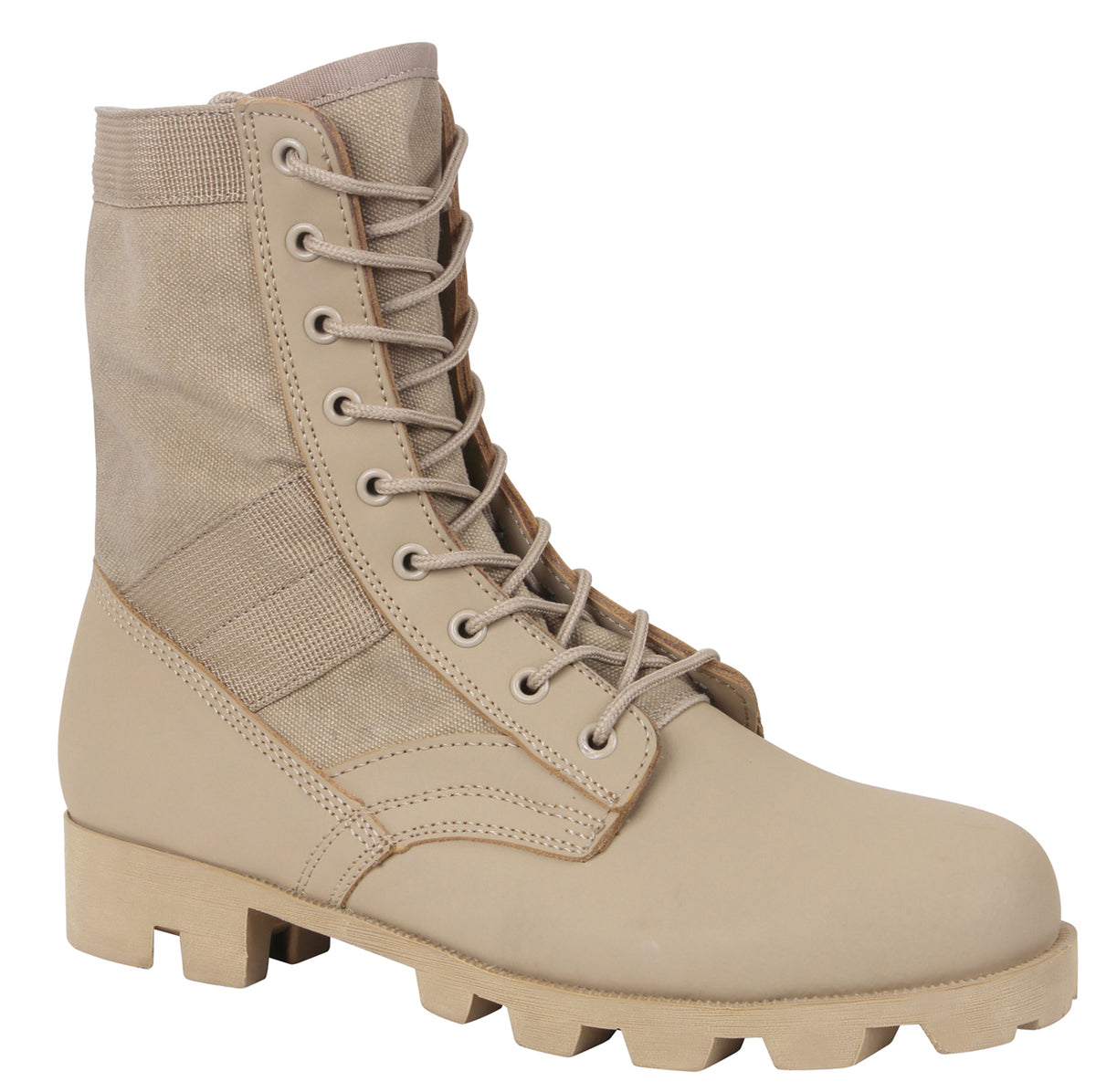 Rothco Jungle Boots - 8 Inch - Color : Desert Tan, Shoe Size : 4, Width : Regular