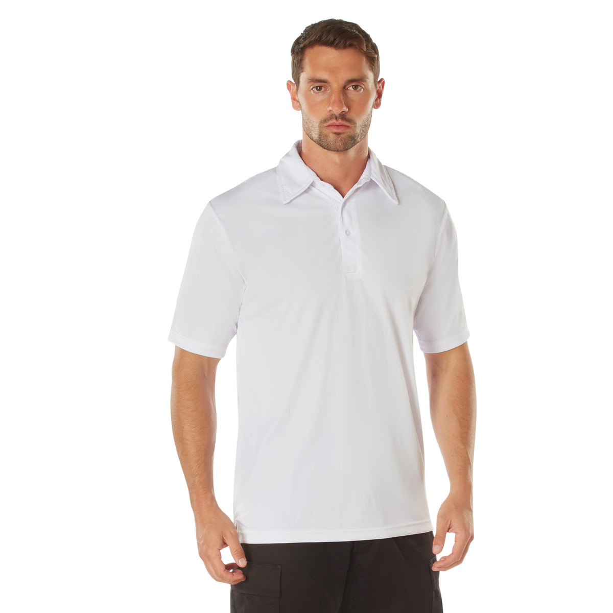 Rothco Tactical Performance Polo Shirt - Color : White, Size : 3XL