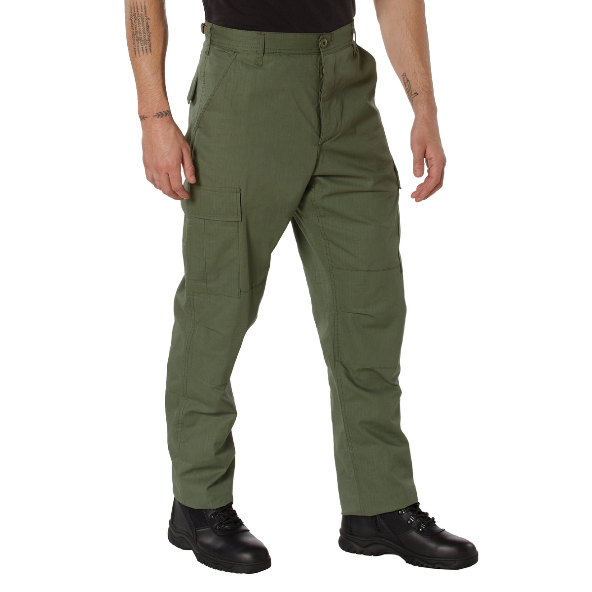 Rothco Rip-Stop BDU Pants - Color : Olive Drab, Size : M - Long