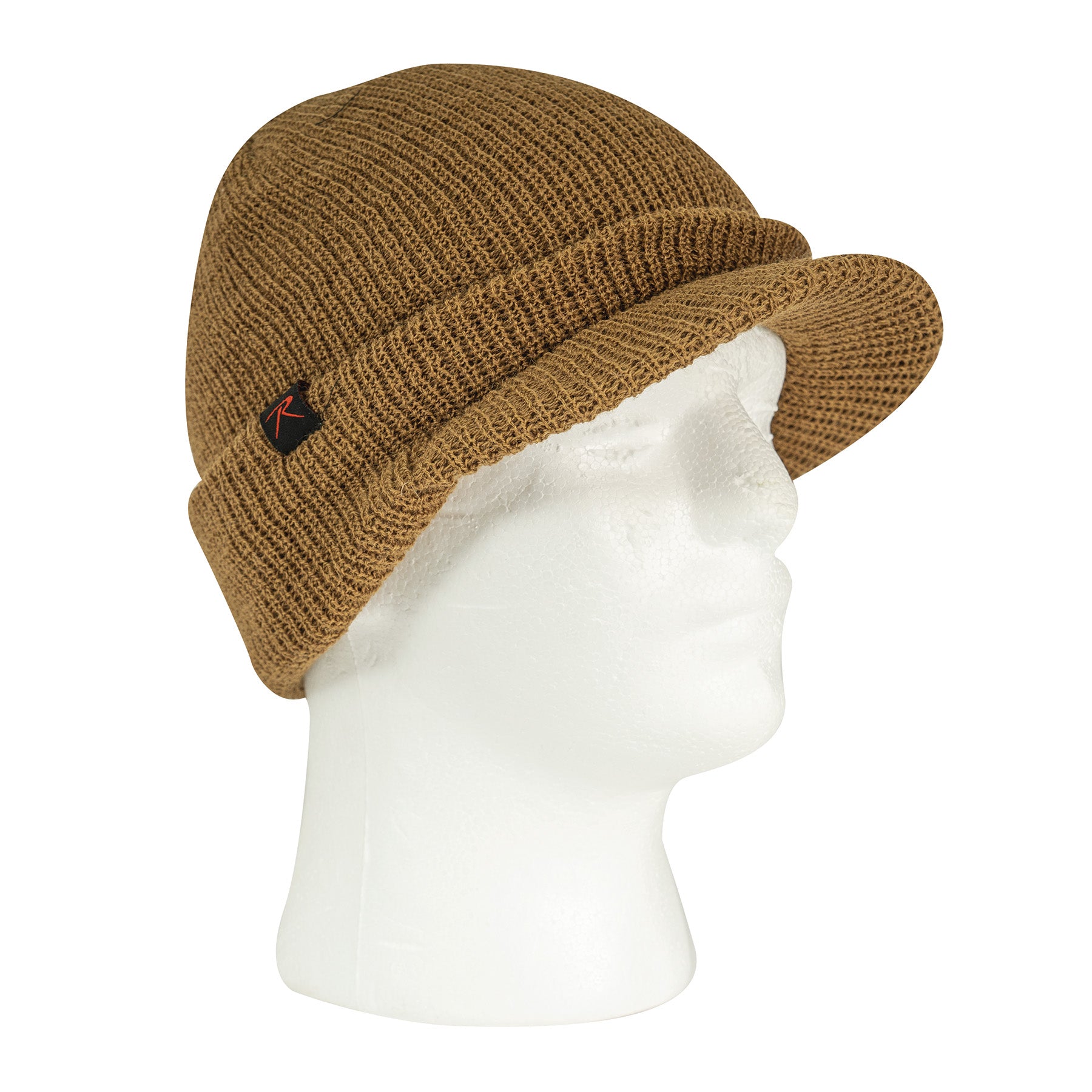 Rothco Watch Cap with Brim - Color : Coyote Brown