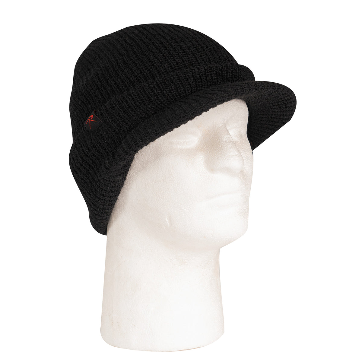 Rothco Watch Cap with Brim - Color : Black
