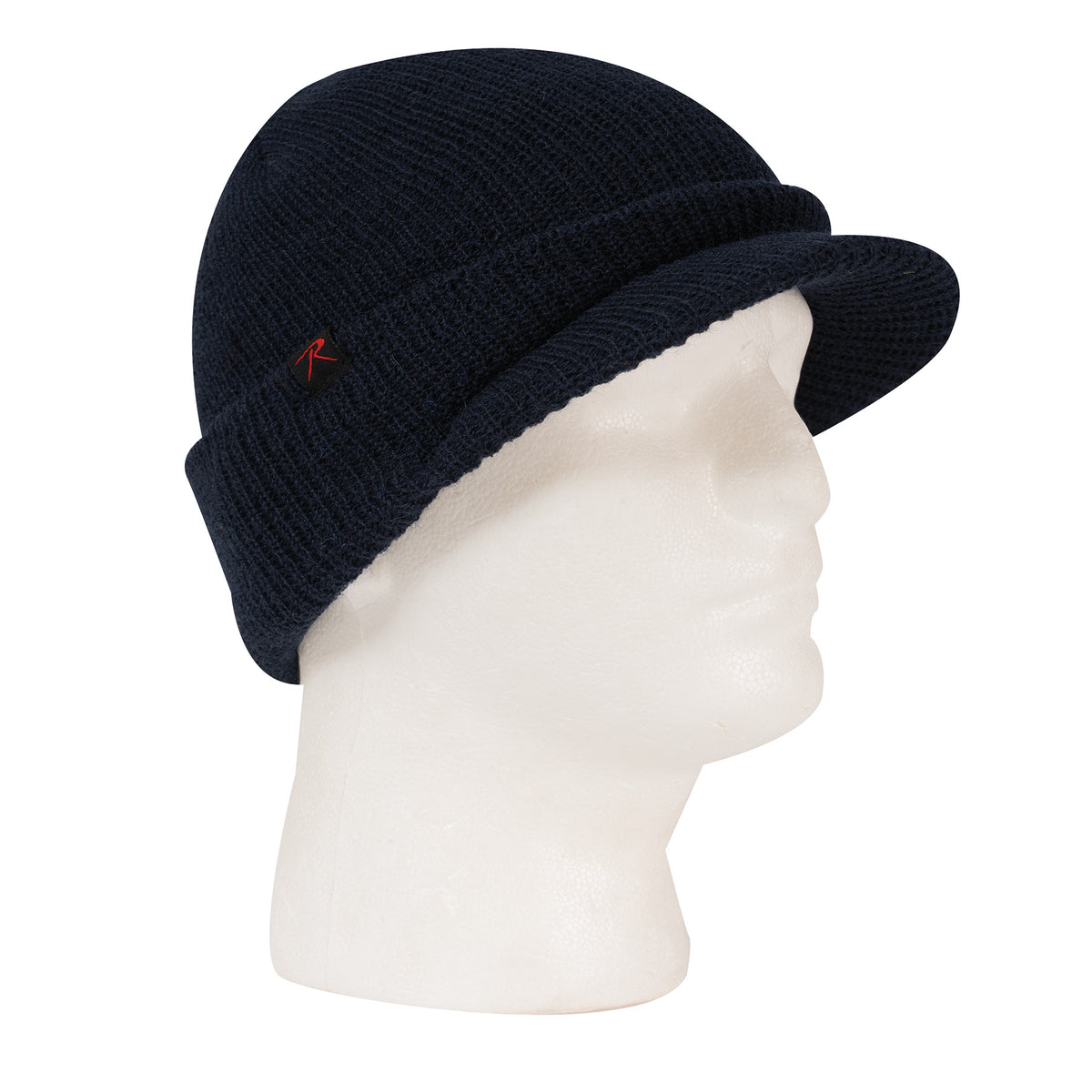 Rothco Watch Cap with Brim - Color : Navy Blue