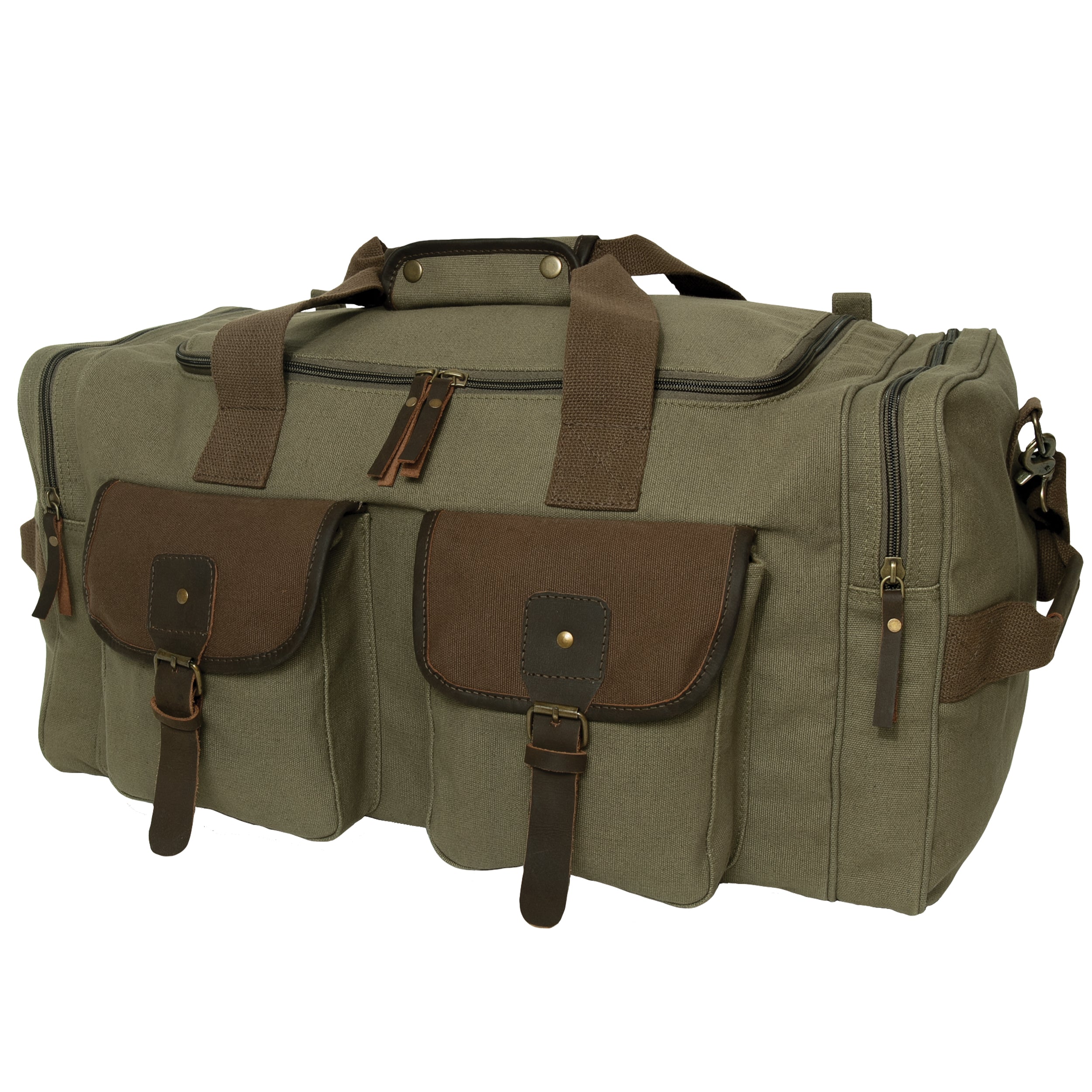 Rothco Long Journey Canvas Travel Bag - Color : Olive Drab