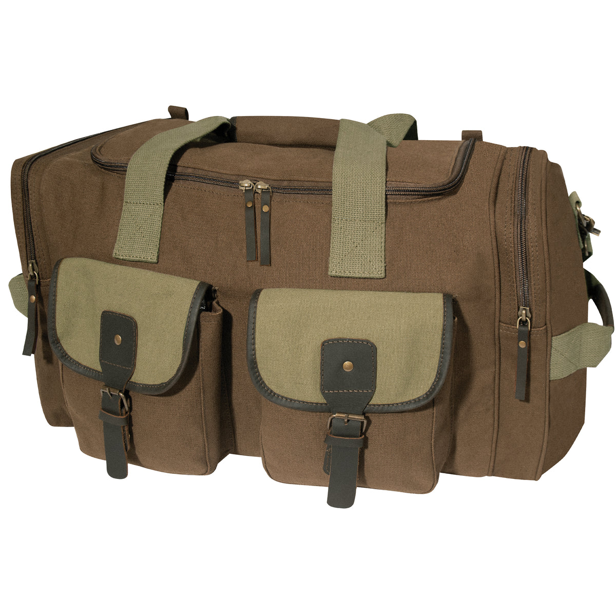 Rothco Long Journey Canvas Travel Bag - Color : Brown