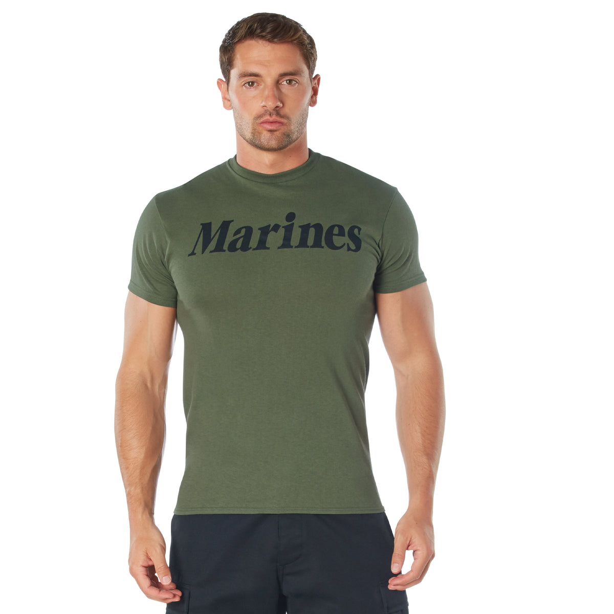 Rothco Marines Olive Drab Military Physical Training T-Shirt - Size : 3XL