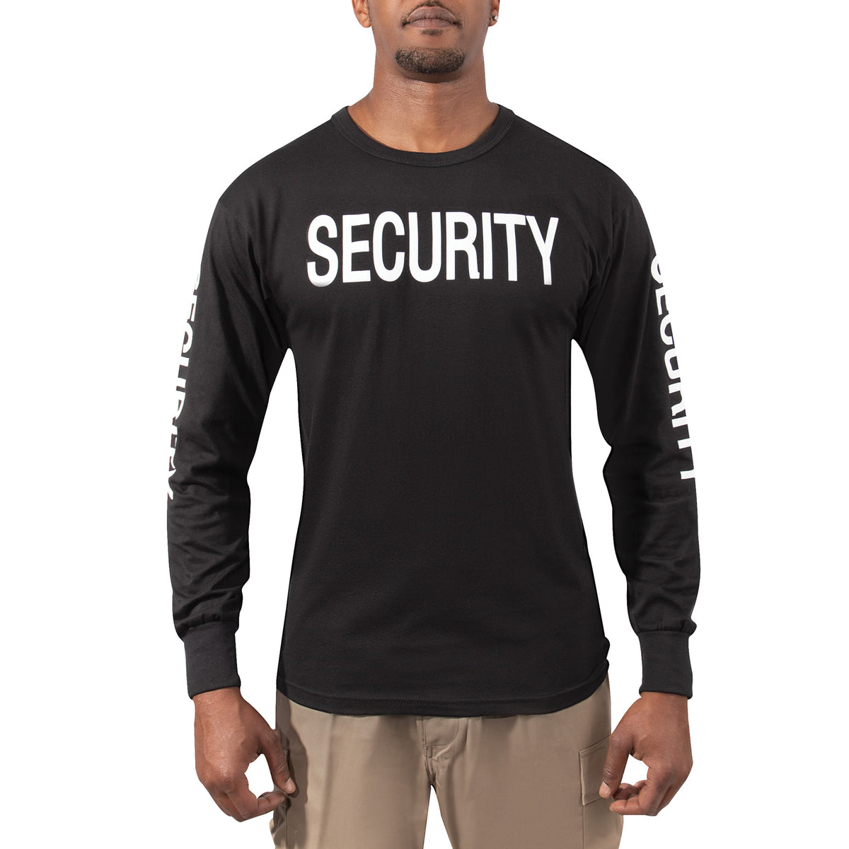 Rothco Long Sleeve Two-Sided Security T-Shirt - Size : 3XL