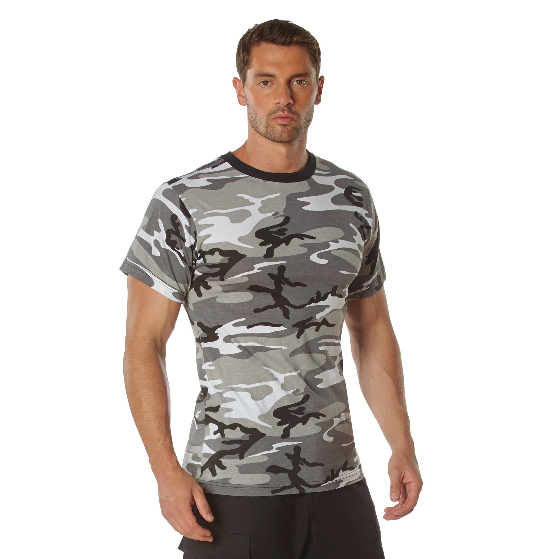 Rothco Camo 100% Cotton T-Shirt - Color : City Camo, Size : 3XL