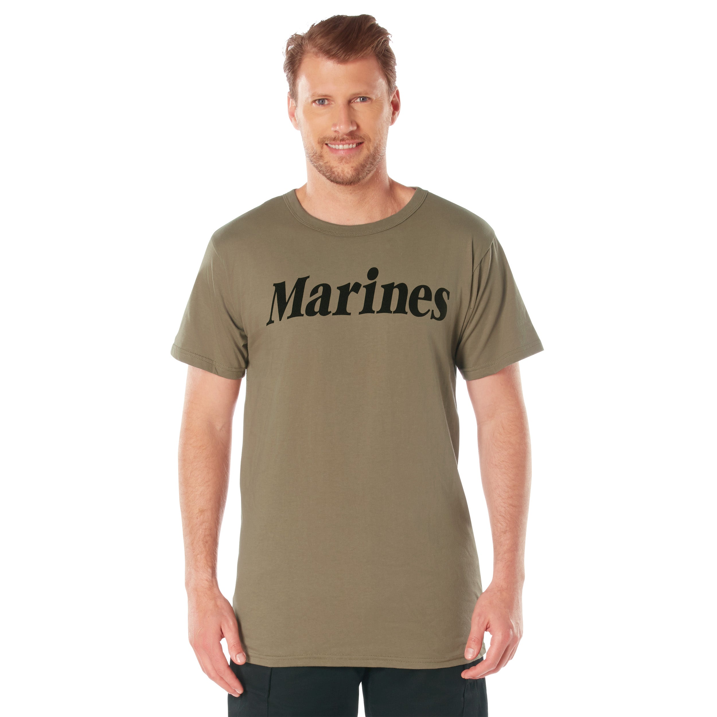 Rothco AR 670-1 Coyote Brown Marines Physical Training T-Shirt - Size : 3XL