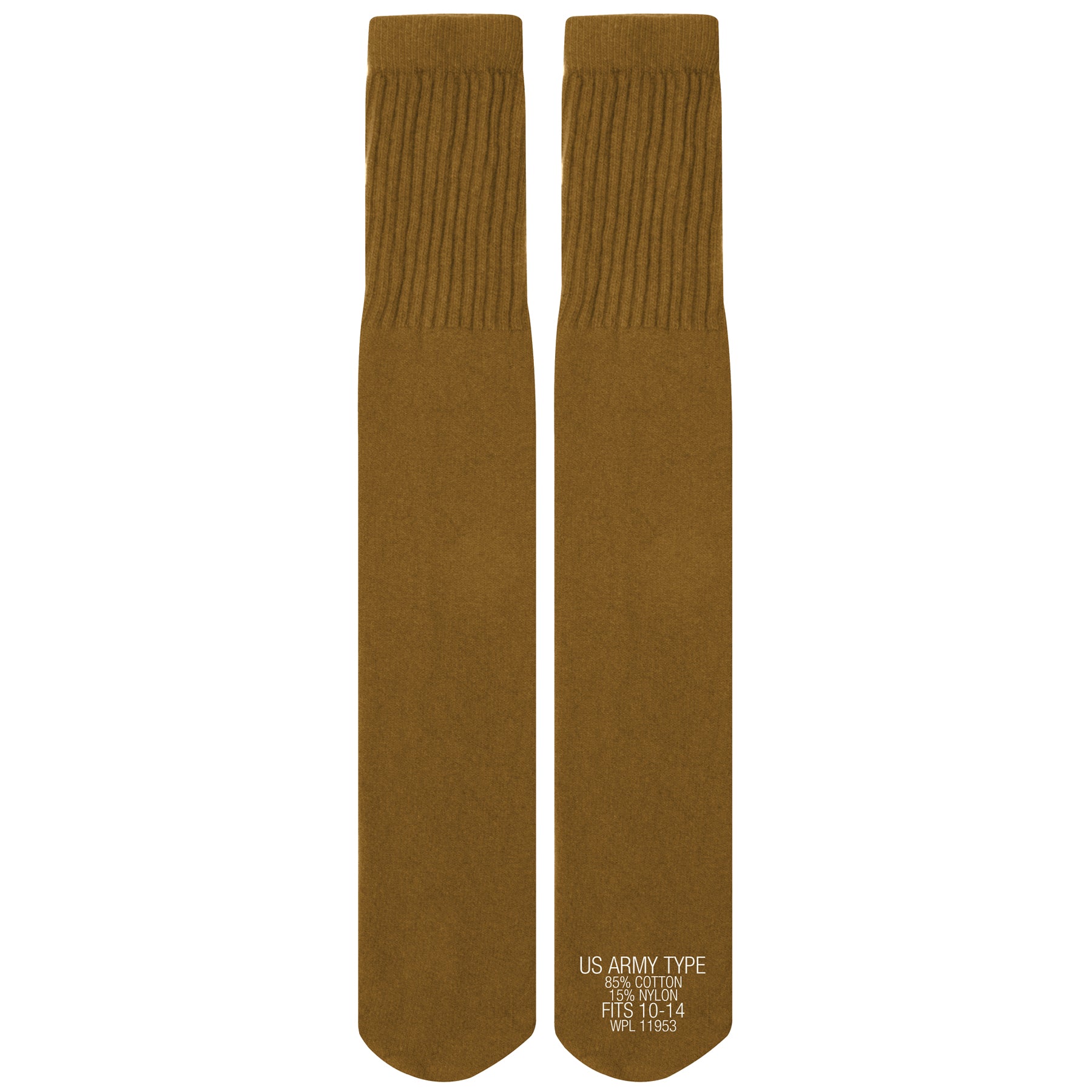 Rothco G.I. Style Tube Socks - Color : Coyote Brown