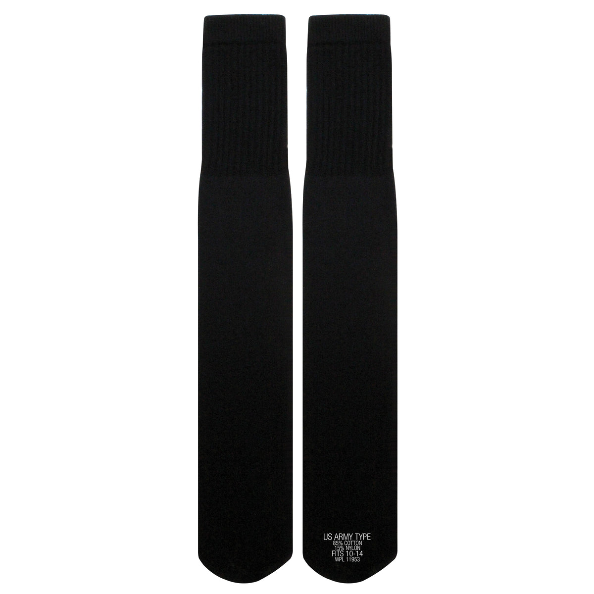 Rothco G.I. Style Tube Socks - Color : Black
