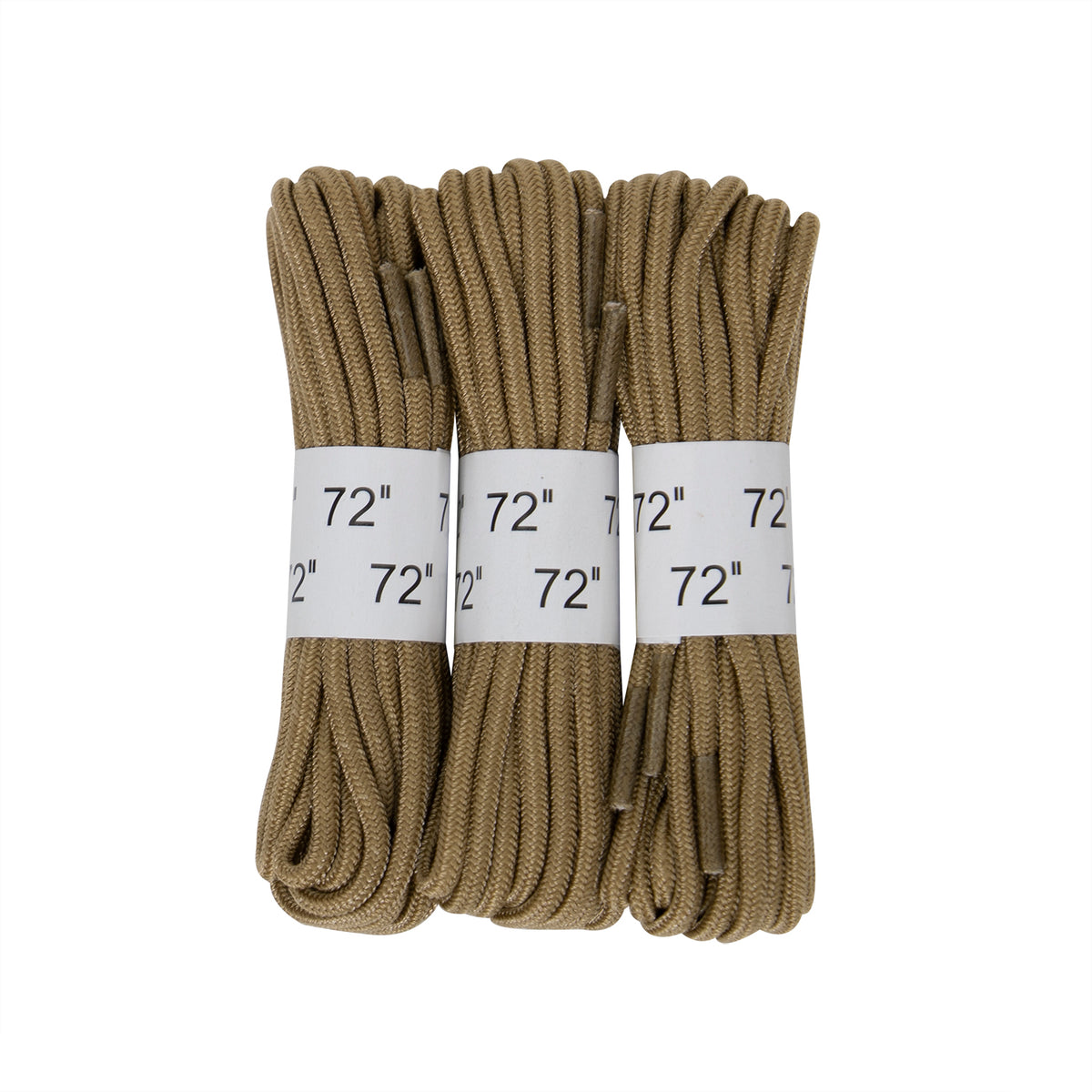 Rothco 72" Boot Laces - 3 Pack - Color : Desert Tan