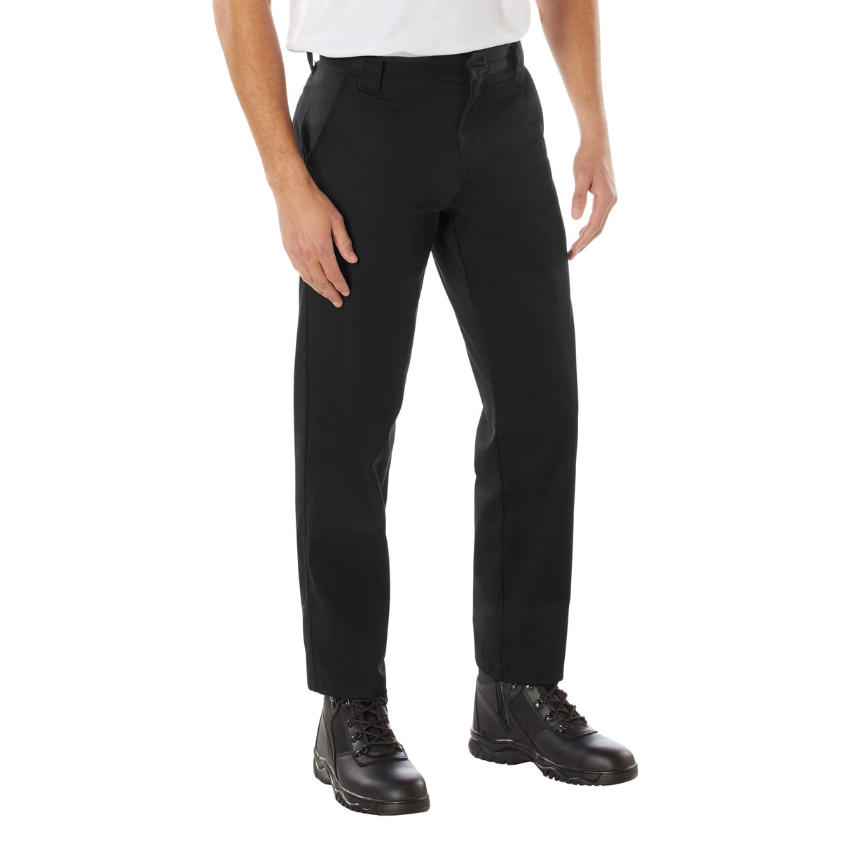 Rothco Active Flex Four Pocket Work Pants - Color : Black, Size : 44W x 34L