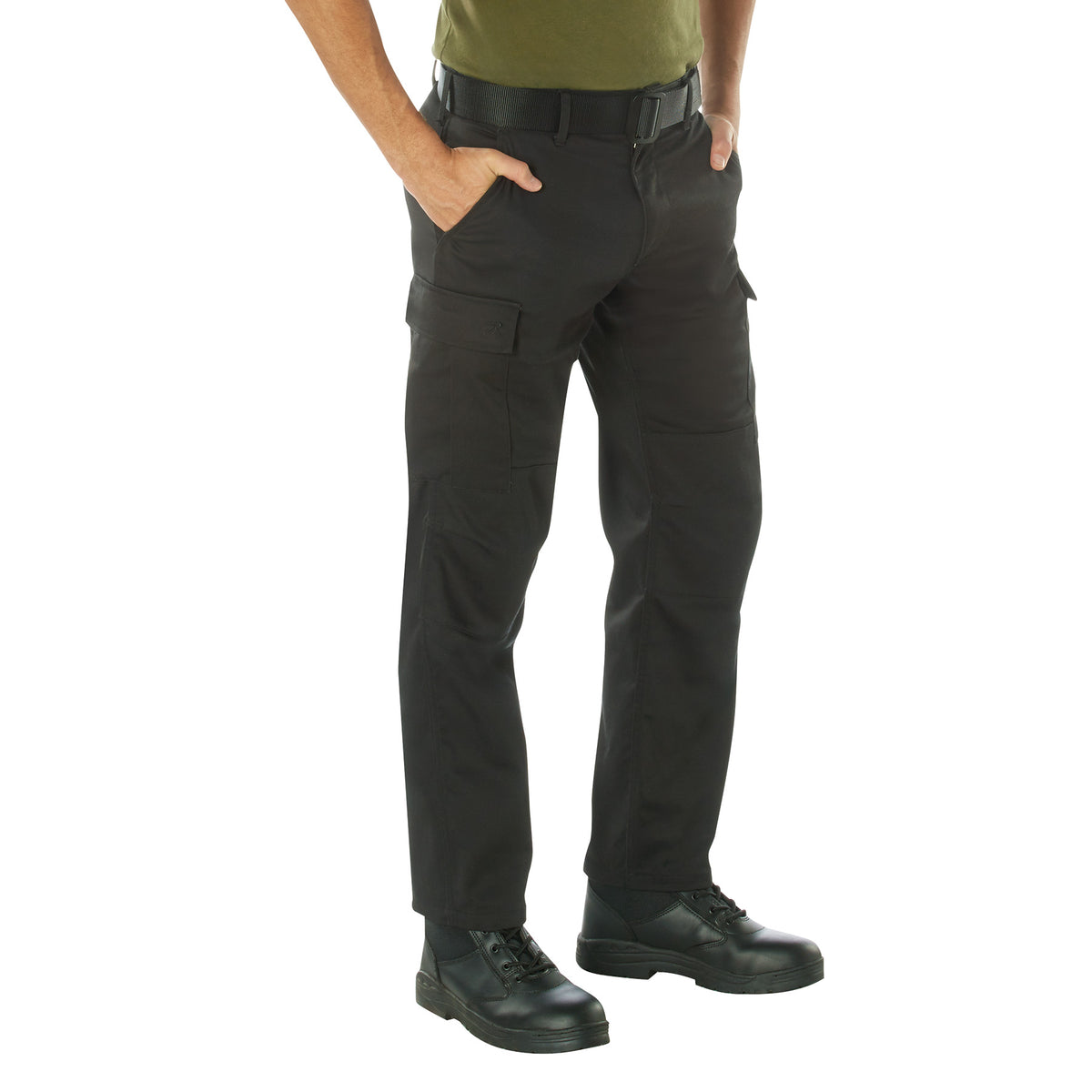 Rothco Active Flex BDU Cargo Pants - Color : Black, Size : 44W x 34L